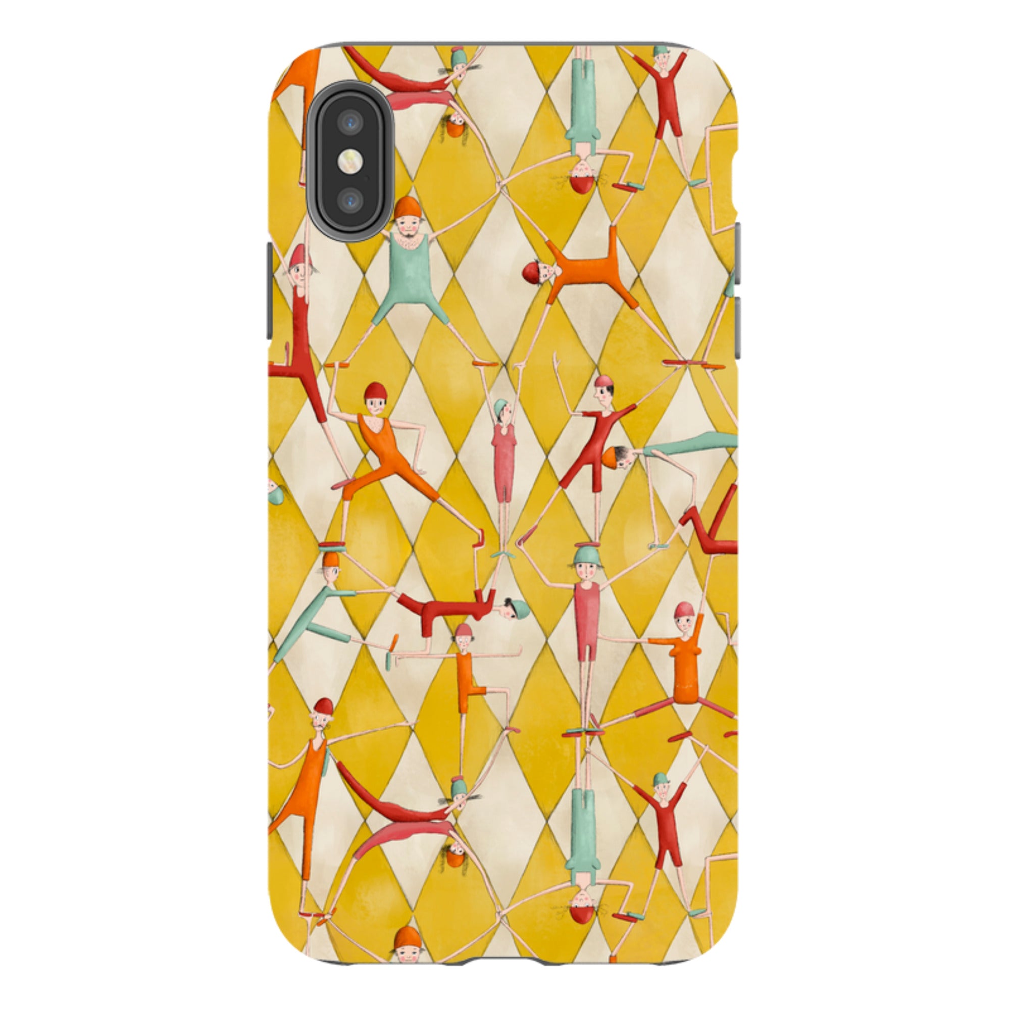 iPhone Tough Case - Acrobats By Maja Lindberg