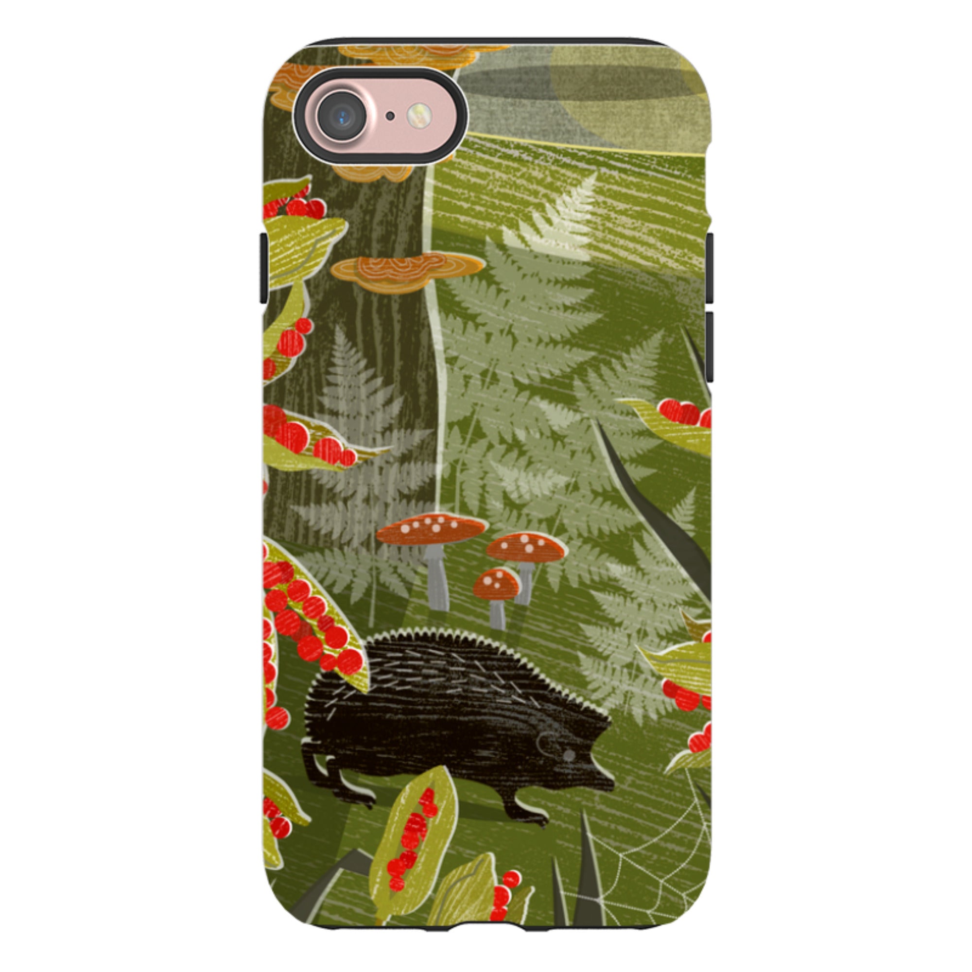 iPhone Tough Case - October Hedgehog By Liane Payne