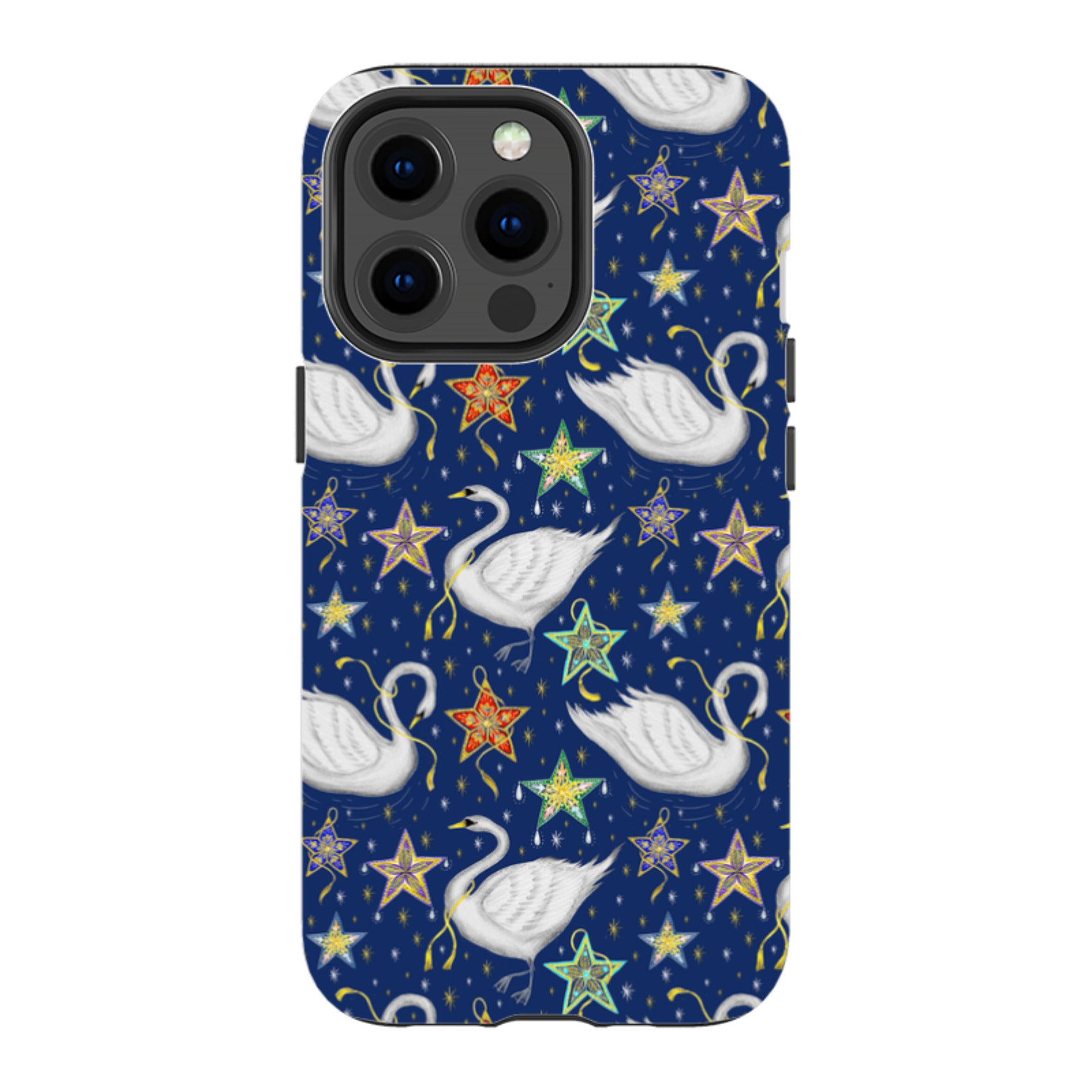 iPhone MagSafe Tough Case -  Swan Pattern By Catherine Rowe