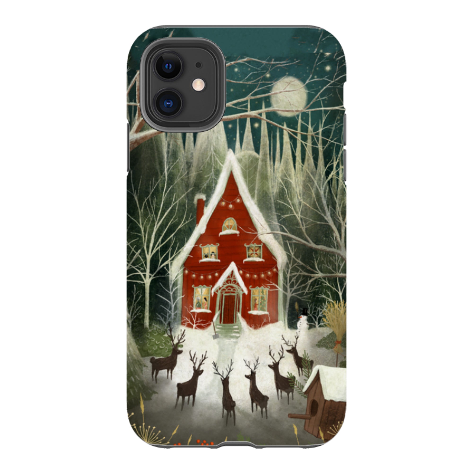 iPhone Tough Case -Christmas Garden Night By Maja Lindberg