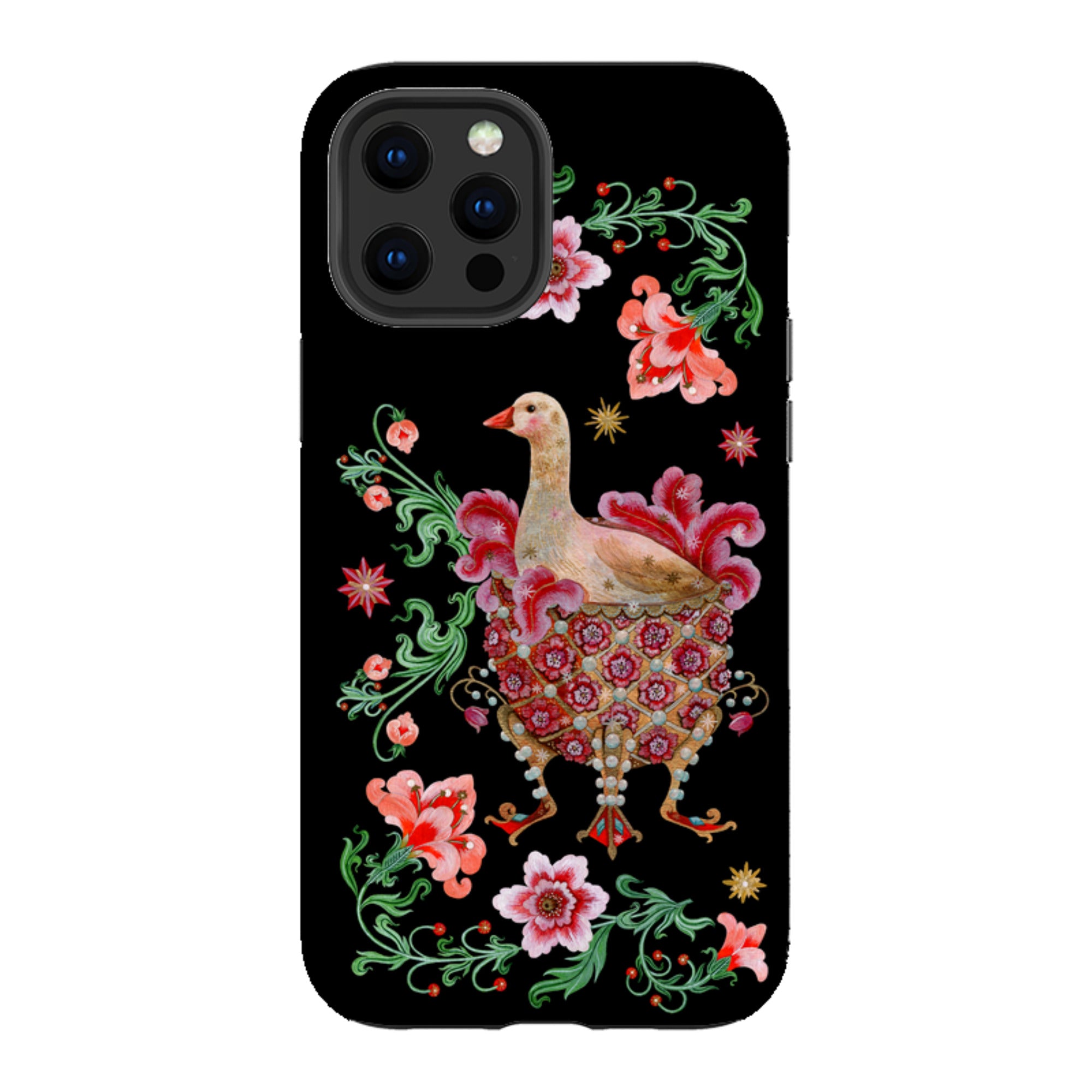 iPhone Tough  Case - Six Geese A Laying By Maria Matos
