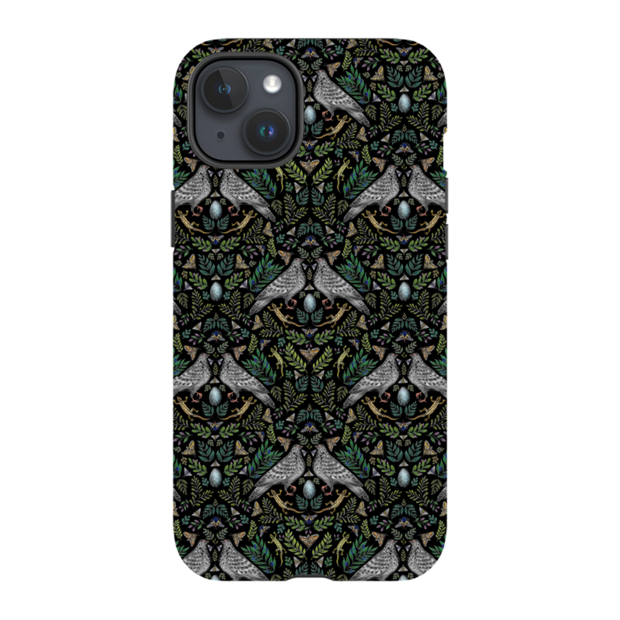 iPhone Tough Case - Dove Pattern By Catherine Rowe