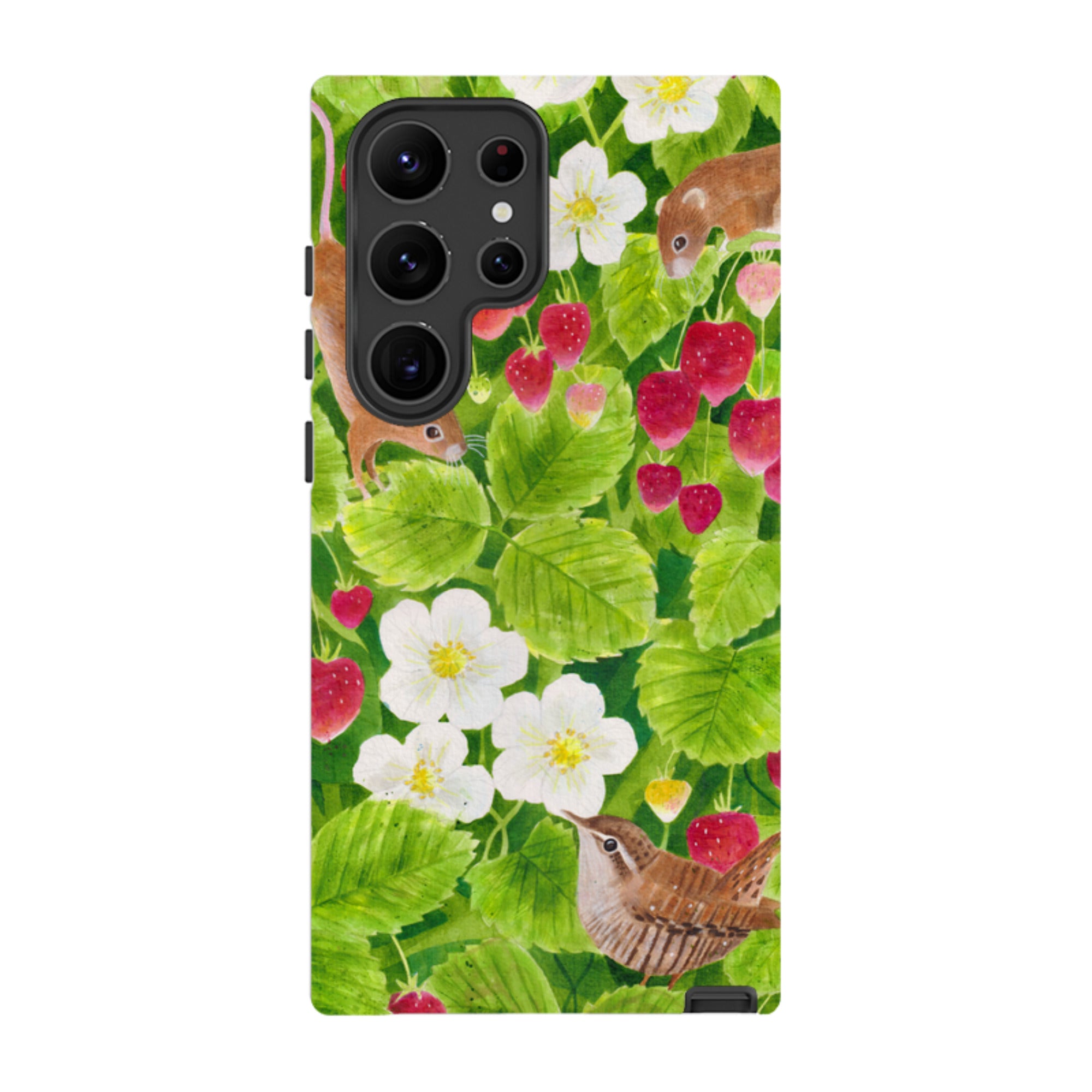 Samsung Tough Case - Strawberry Thieves By Bex Parkin