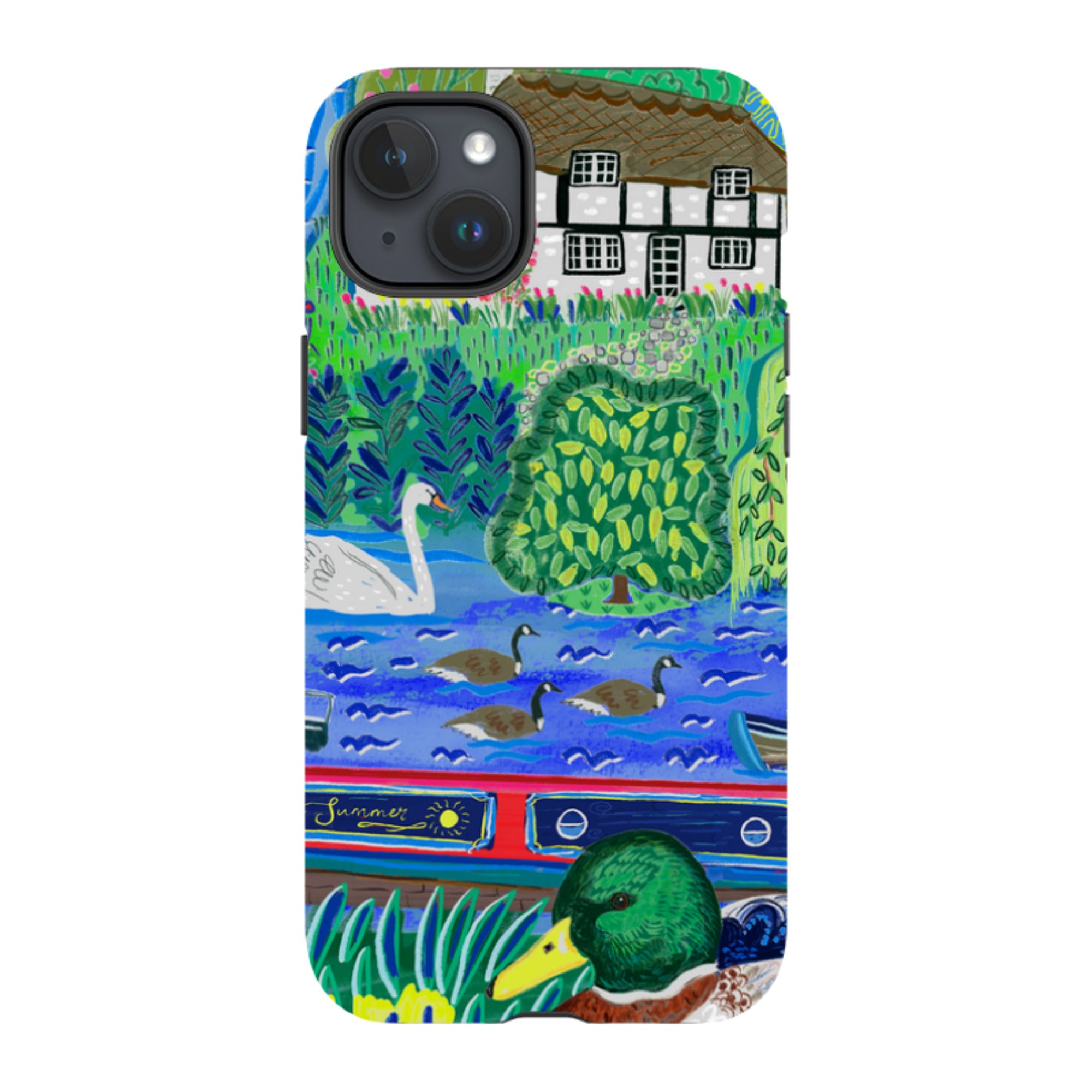 iPhone Tough Case - Canalside By Emma Frances Grant