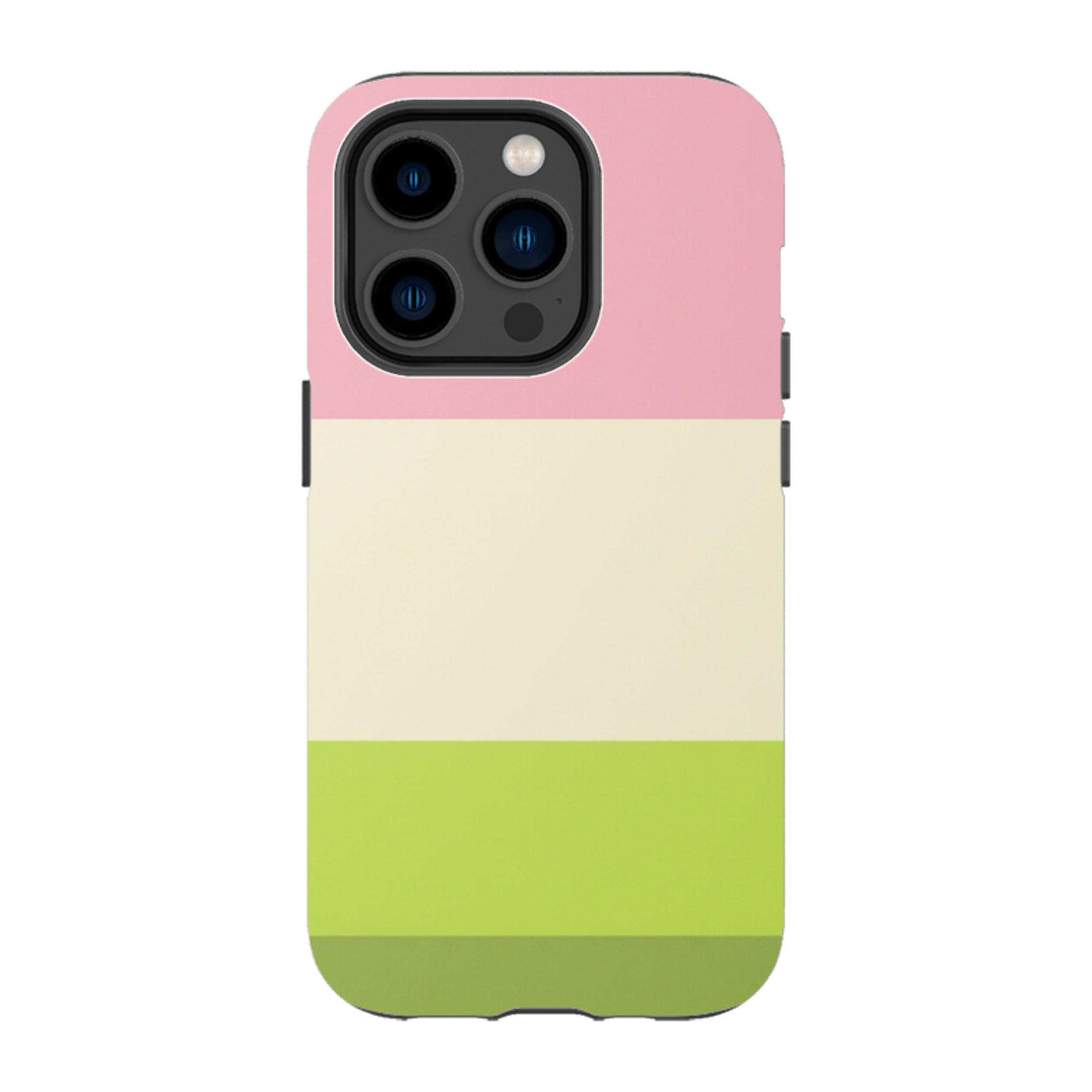iPhone Tough Case - Pink & Sage Green