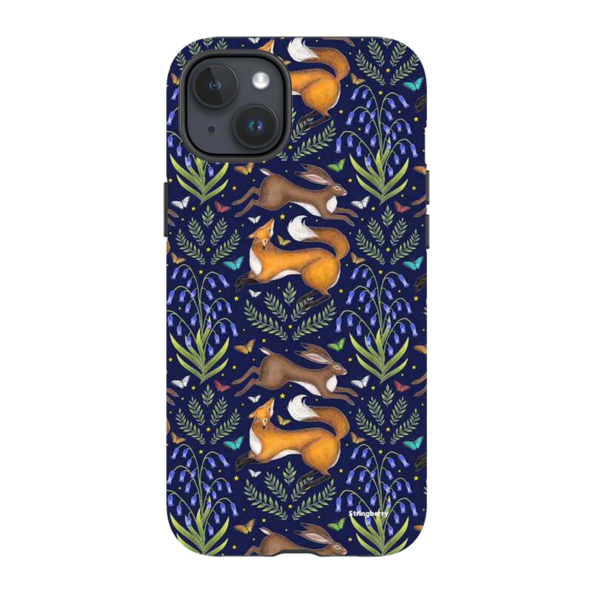 iPhone Tough Case - Fox And Hare By Catherine Rowe