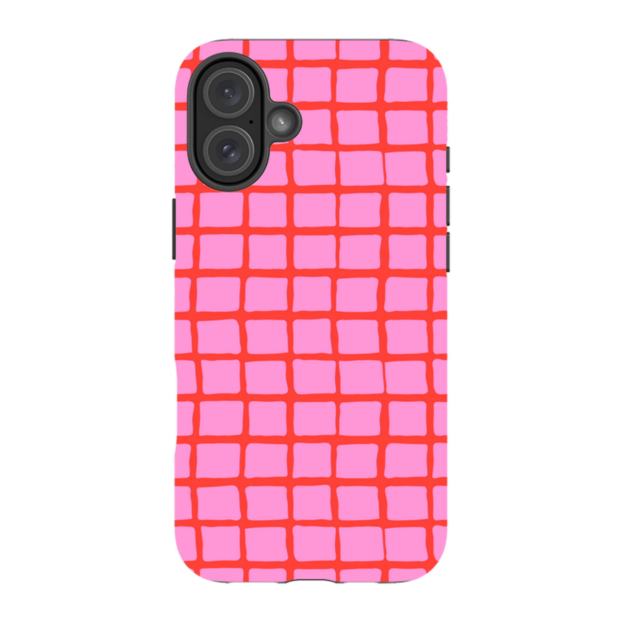 iPhone Tough Case - Pink Tiles