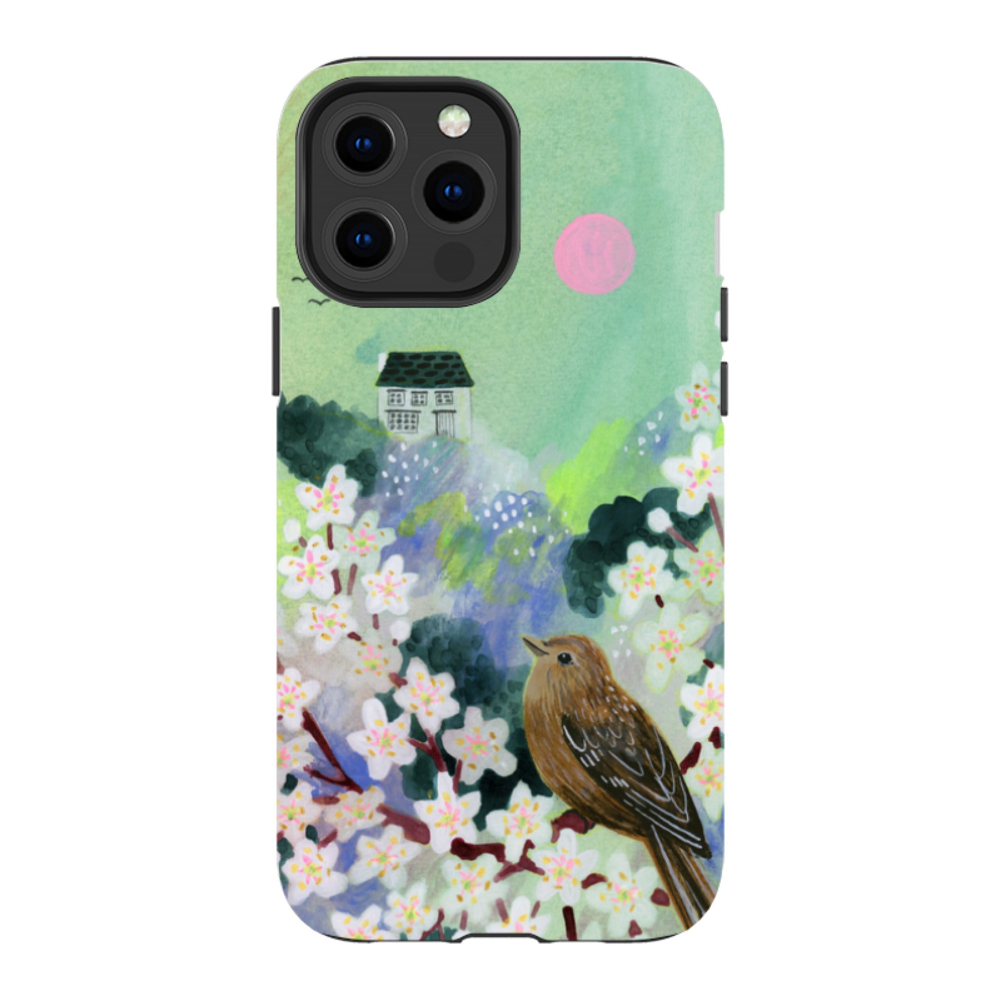 iPhone Tough Case - Blackthorn in the Valley By Lee Foster Wilson