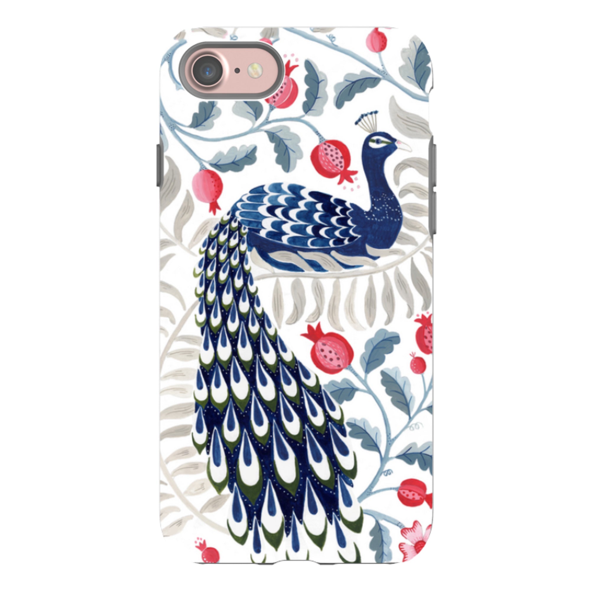 iPhone Tough Case - Peacock By Bex Parkin