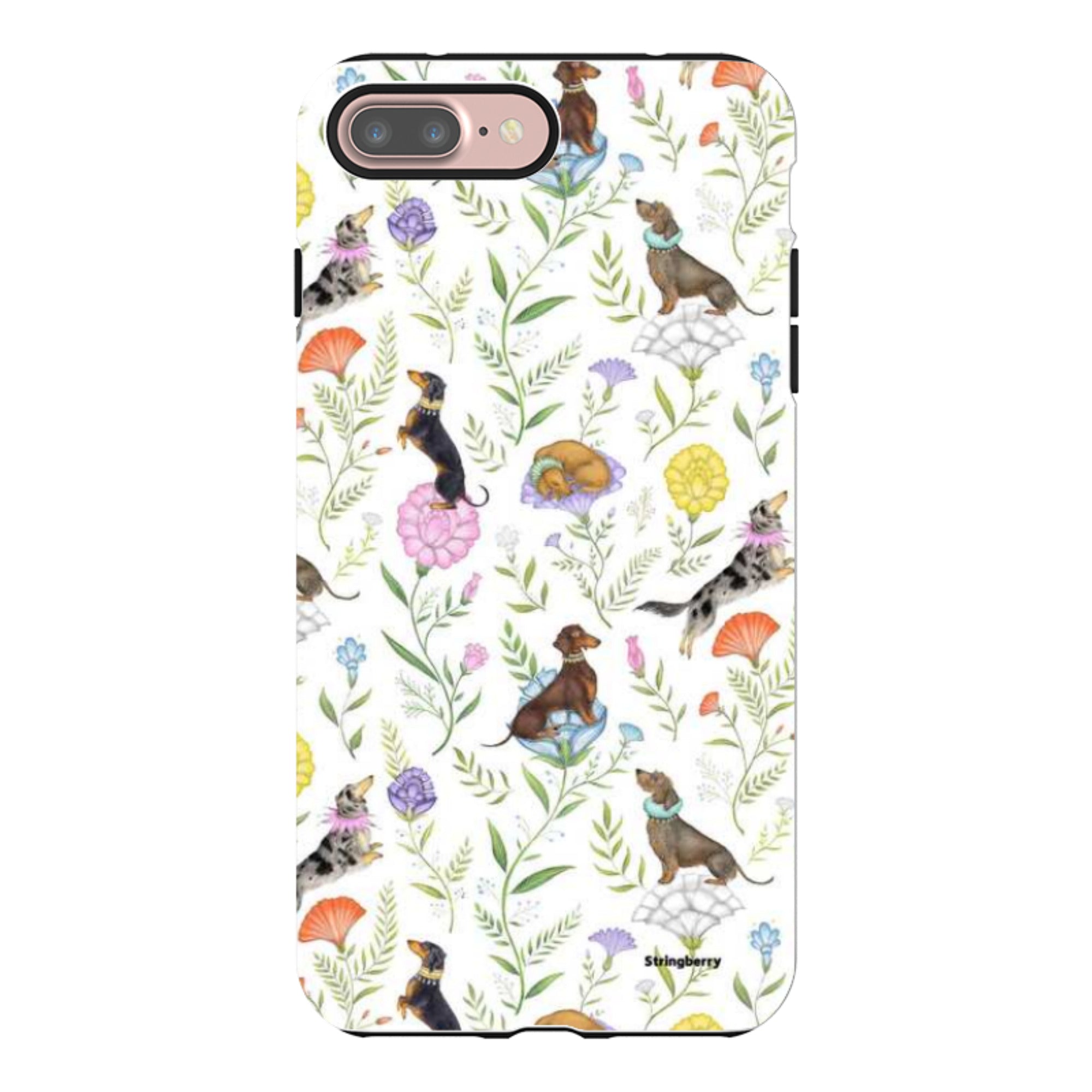 iPhone Tough Case - Doxy Day Afternoon White By Catherine Rowe