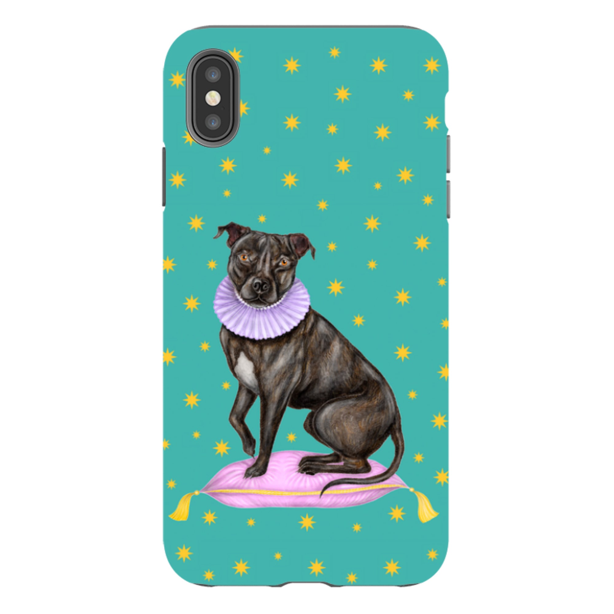 iPhone Tough Case - Staffy By Catherine Rowe
