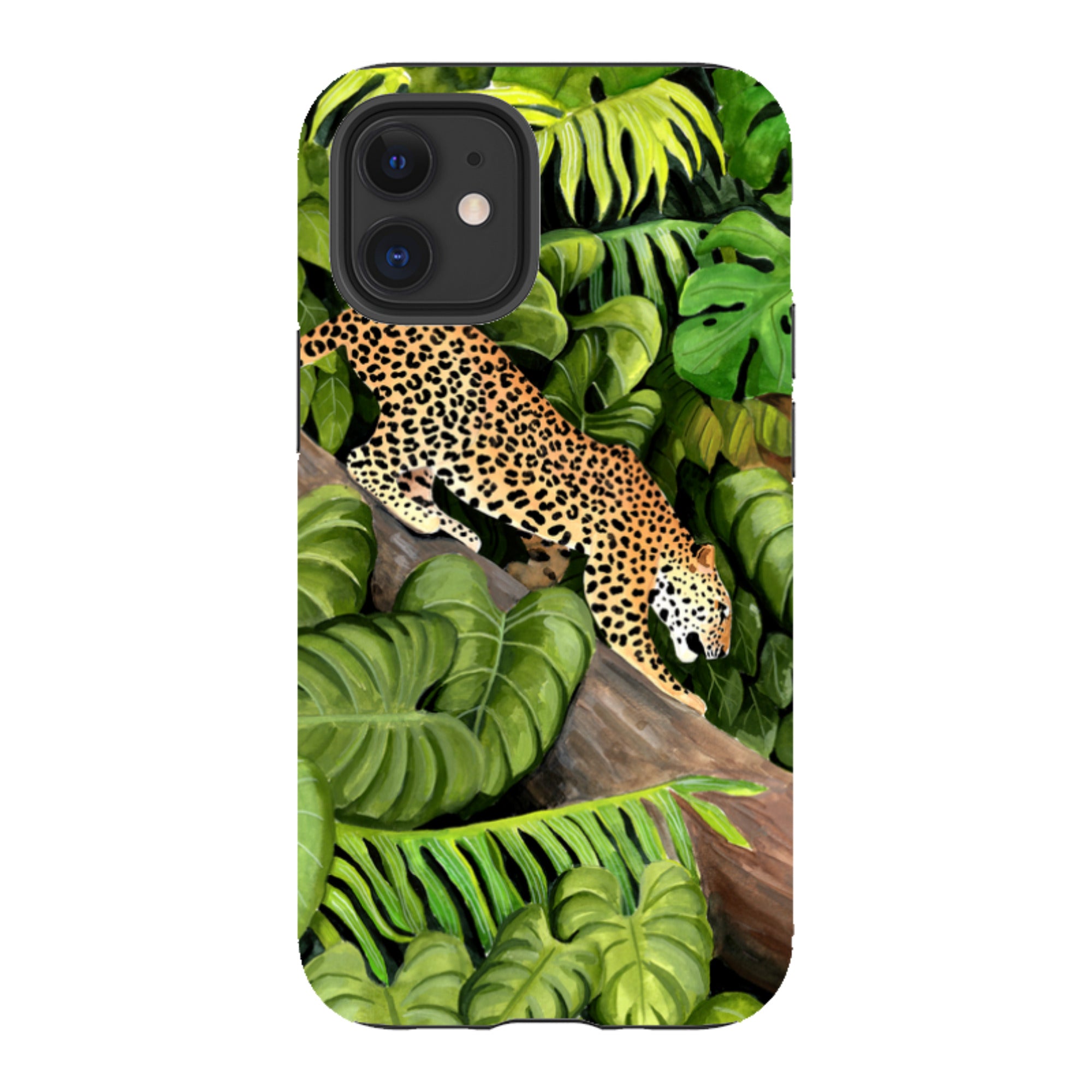iPhone Tough Case - Leopard Poised By Bex Parkin