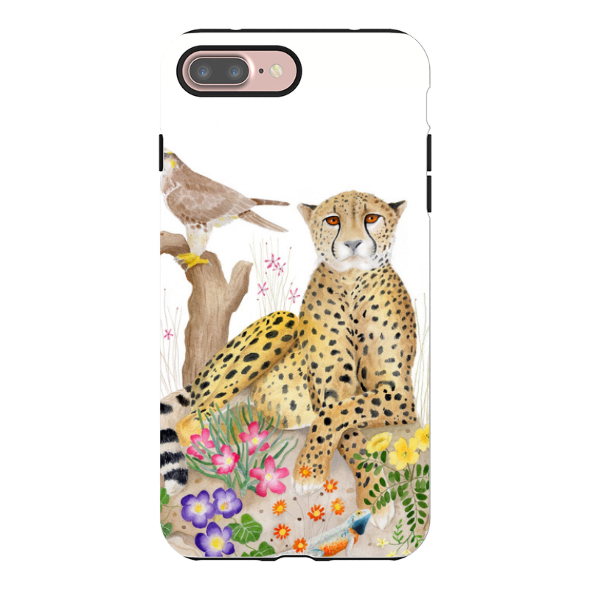 iPhone Tough Case - Botswana Cheetah By Bex Parkin