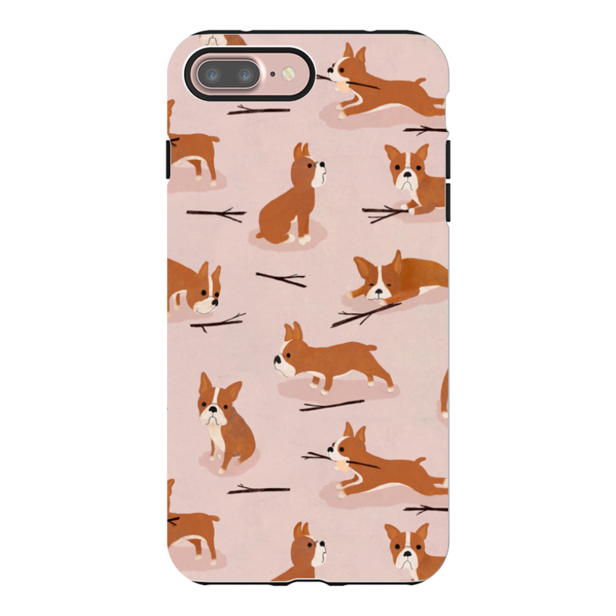 iPhone Tough Case - Boston Terrier By Katherine Quinn