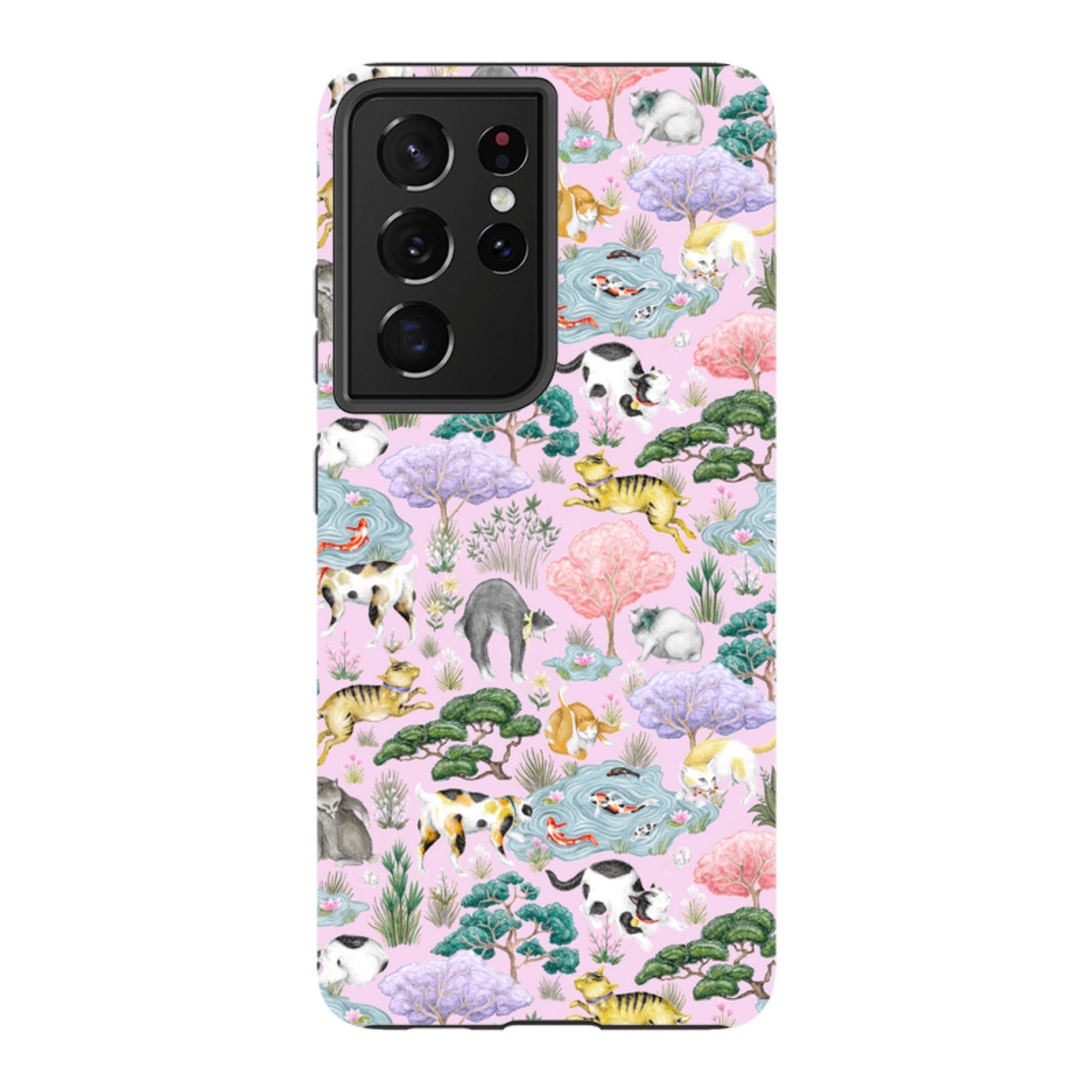 Samsung Tough  Case - Cat Garden By Catherine Rowe