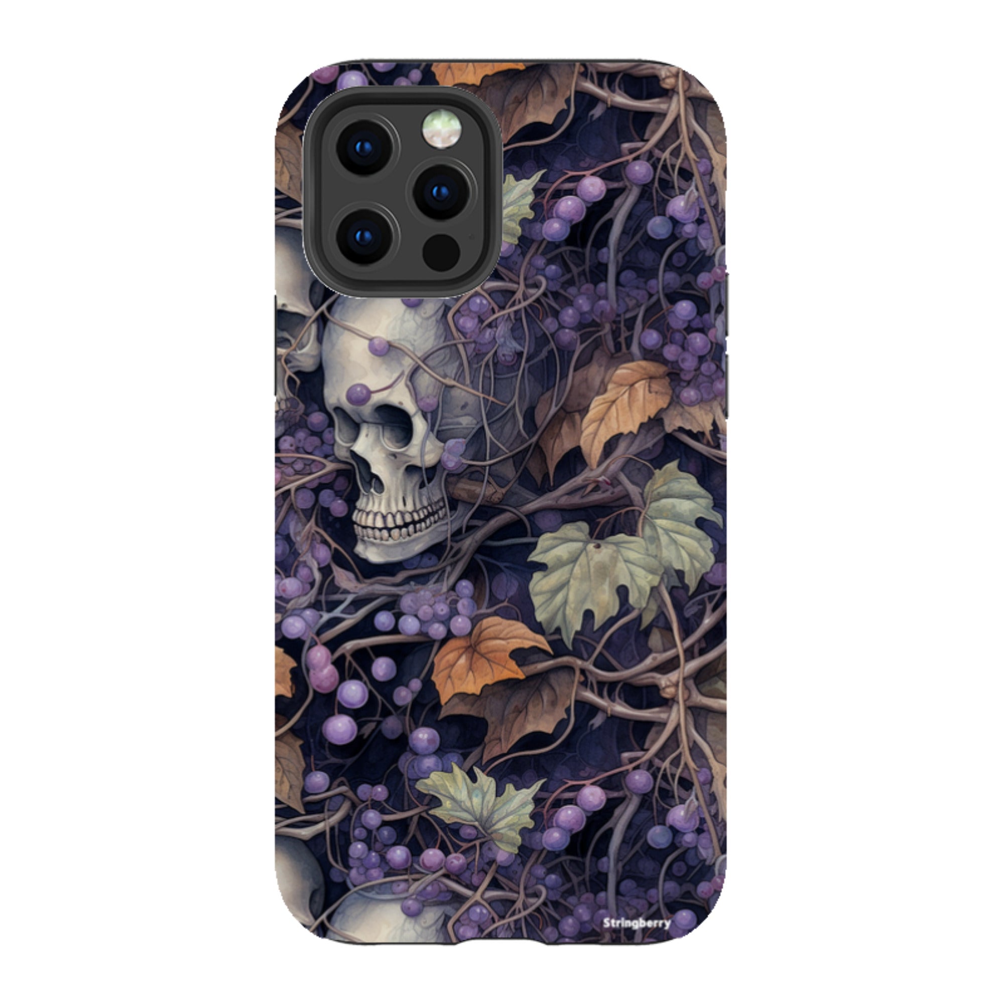 iPhone Tough Case - Grape Skull