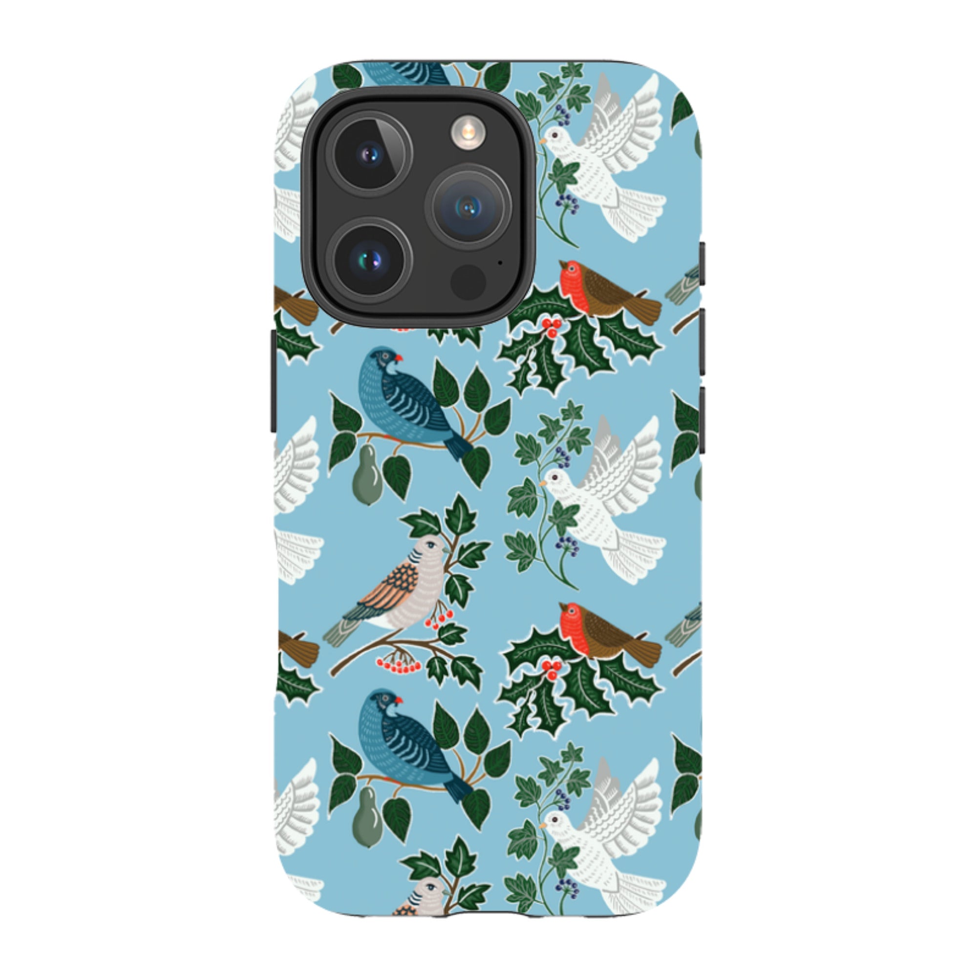 iPhone Tough Case - Winter Birds-2 By kate Heiss