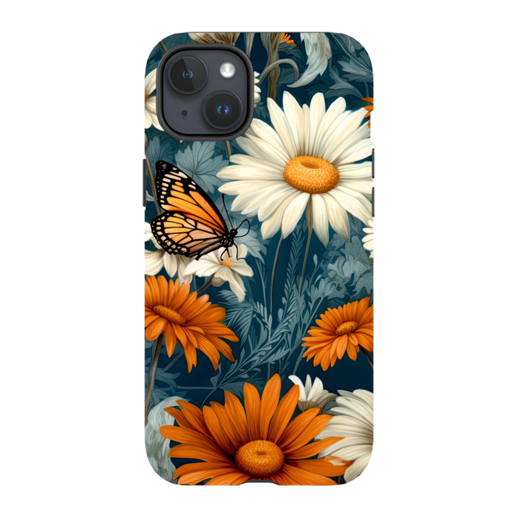iPhone MagSafe Tough Case - Butterfly Daisies