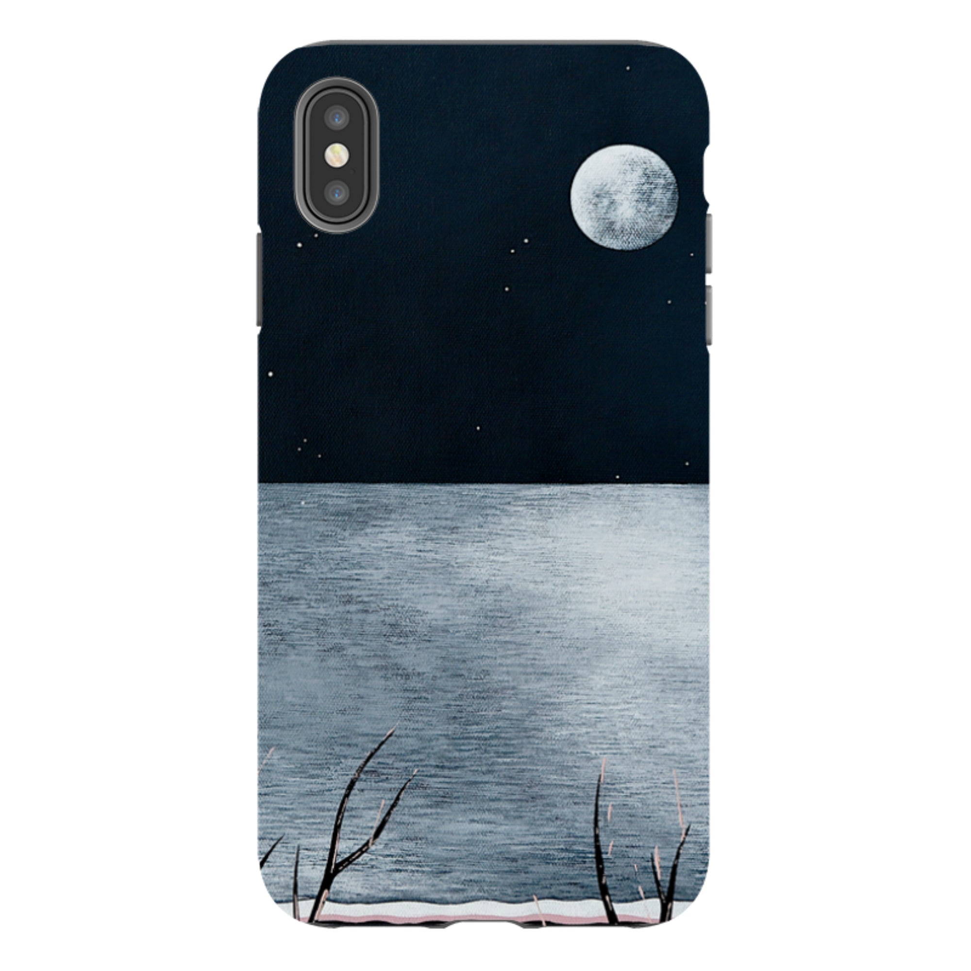 iPhone Tough Case - Night Of The Huge Moon By Natasha Newton