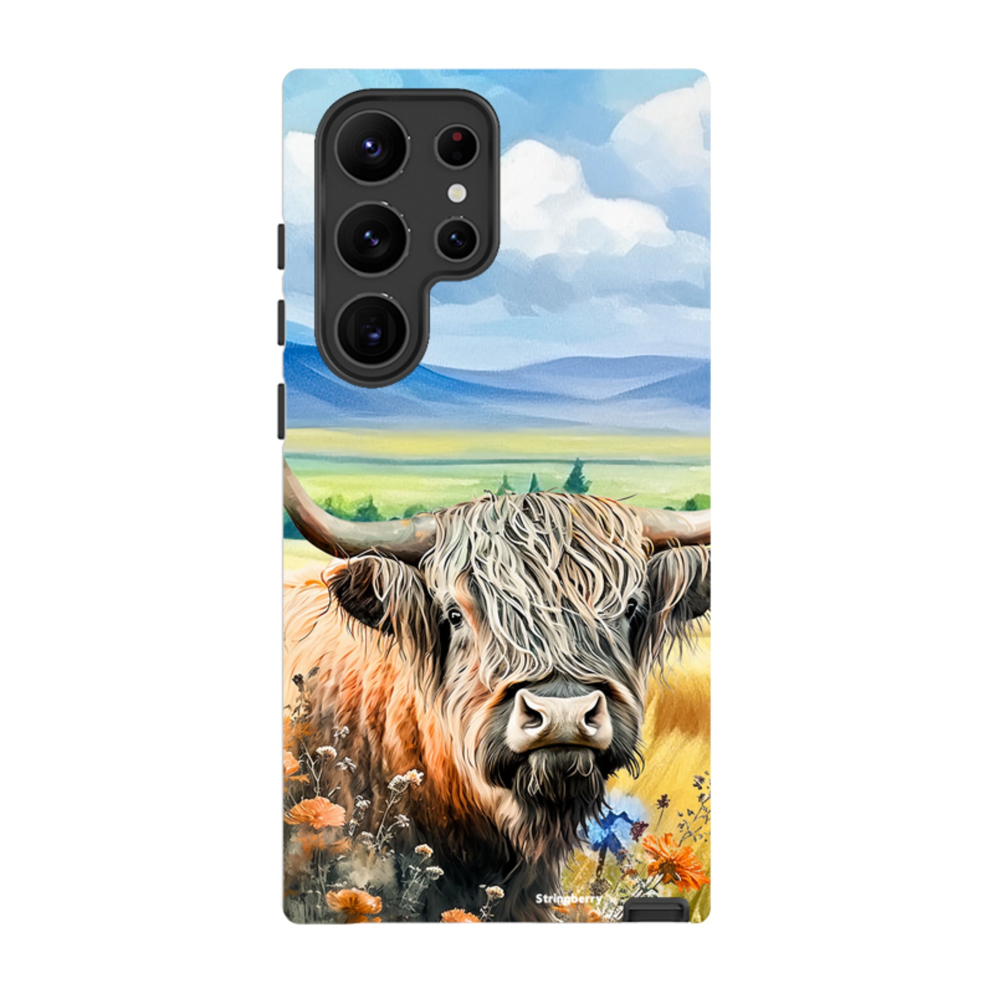 Samsung Tough Case - Highland Cow V
