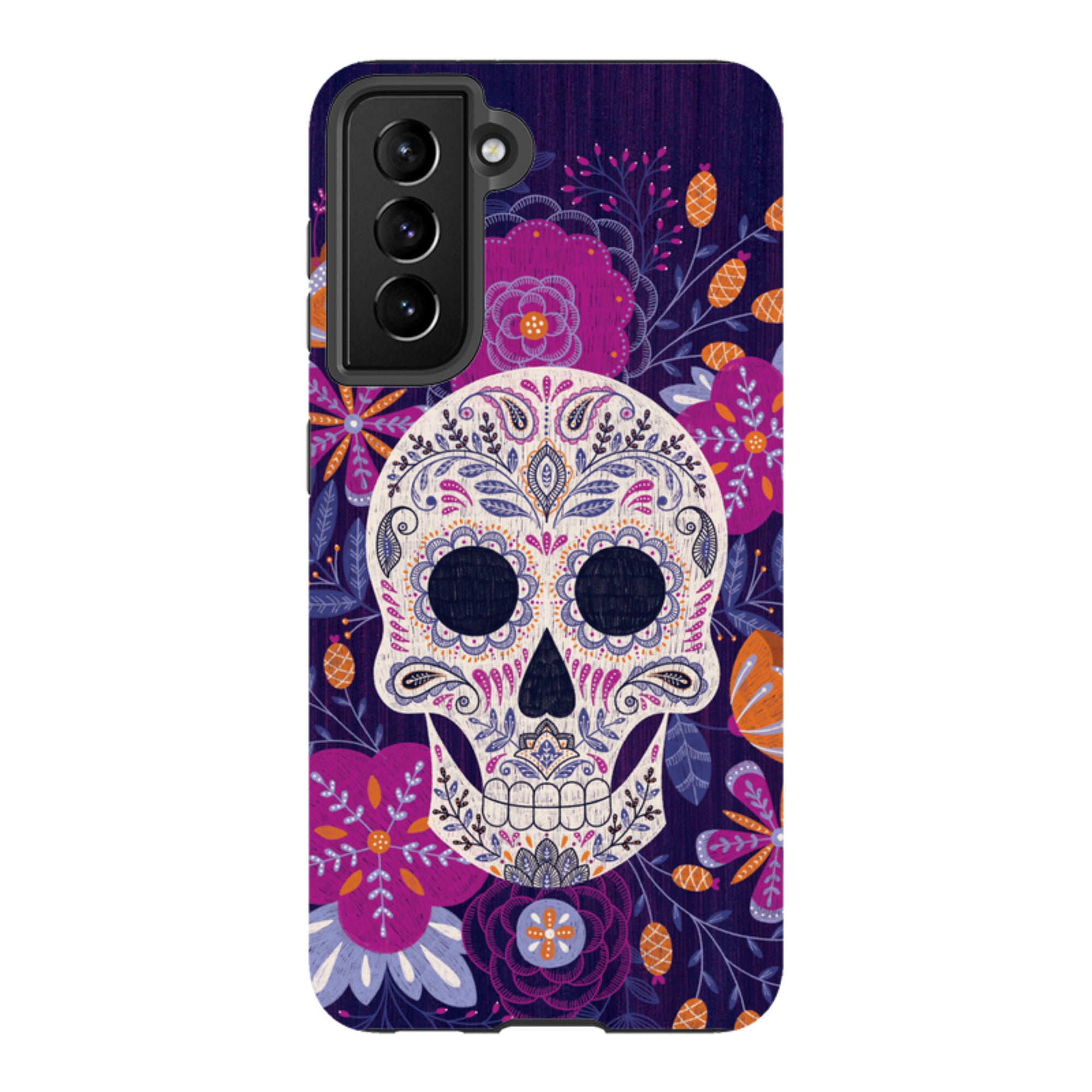 Samsung Tough Case - Sugar Skull By Jenny Zemanek