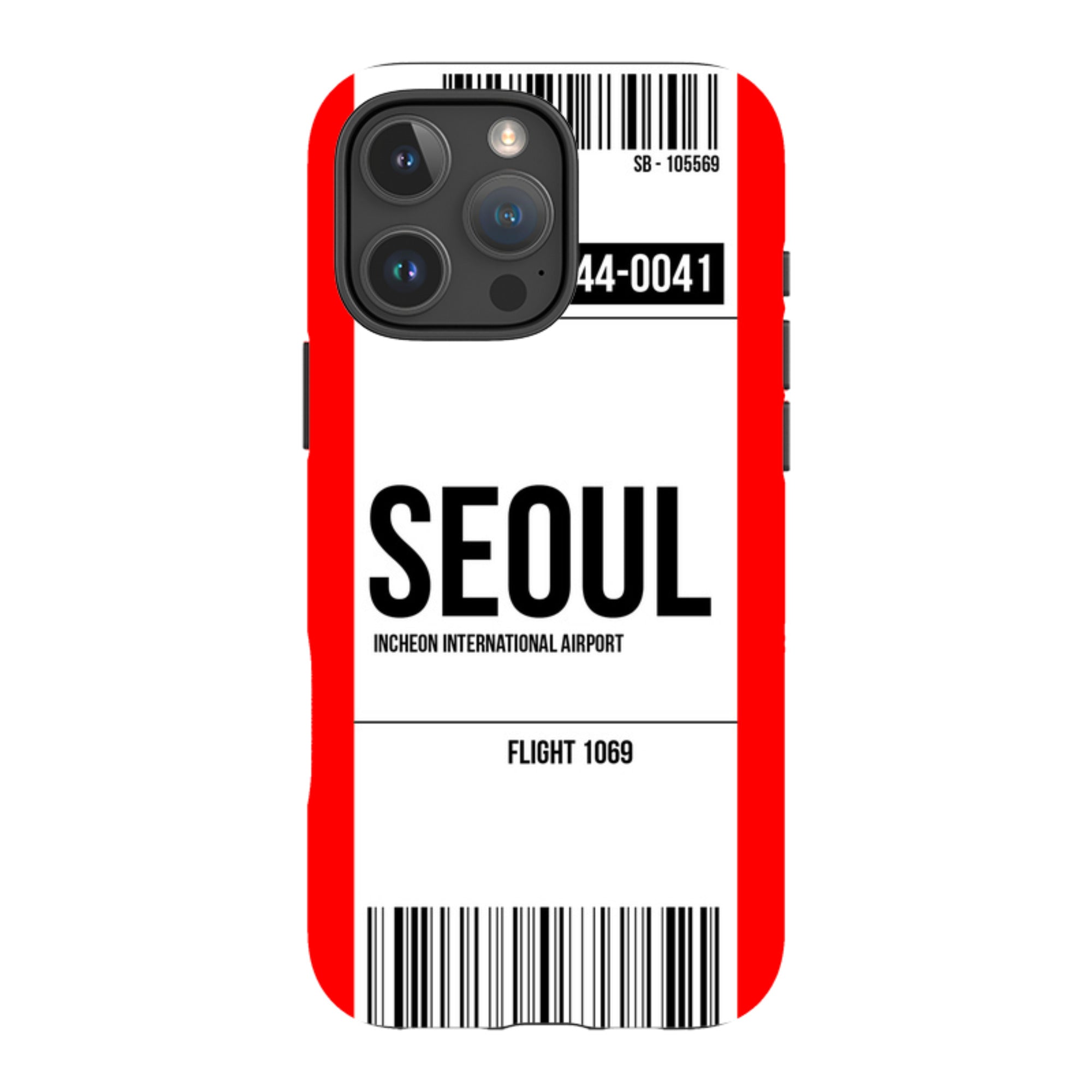 iPhone Tough Case - Seoul Red