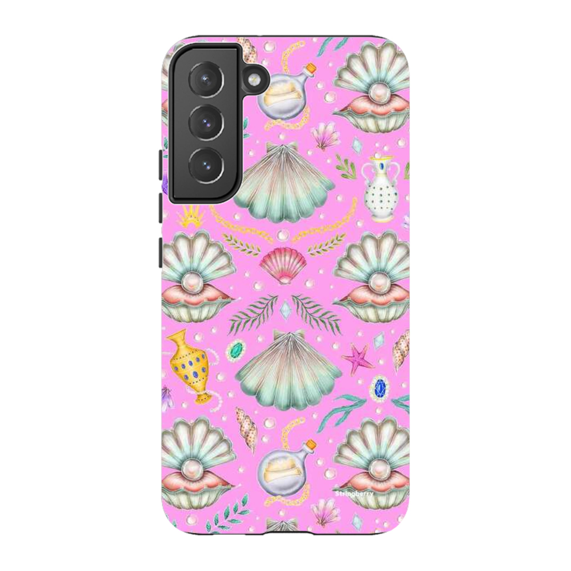 Samsung Tough Case - Pearl's Fantasy Candy Pink By Catherine Rowe