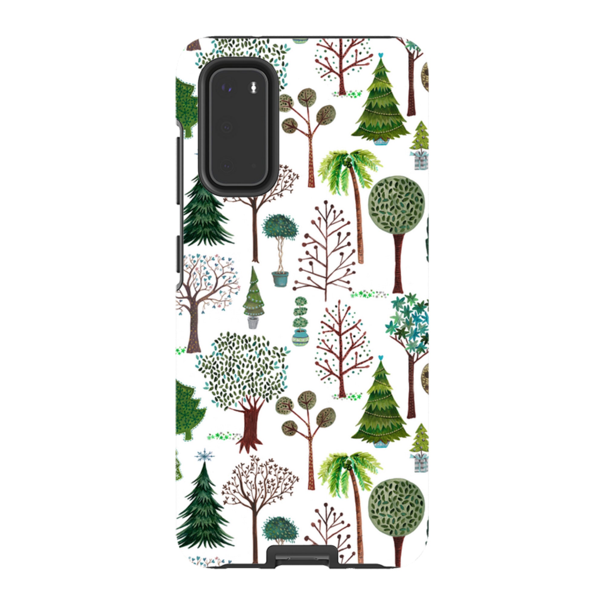 Samsung Tough Case - Xmas Trees By Caroline Bonne Muller