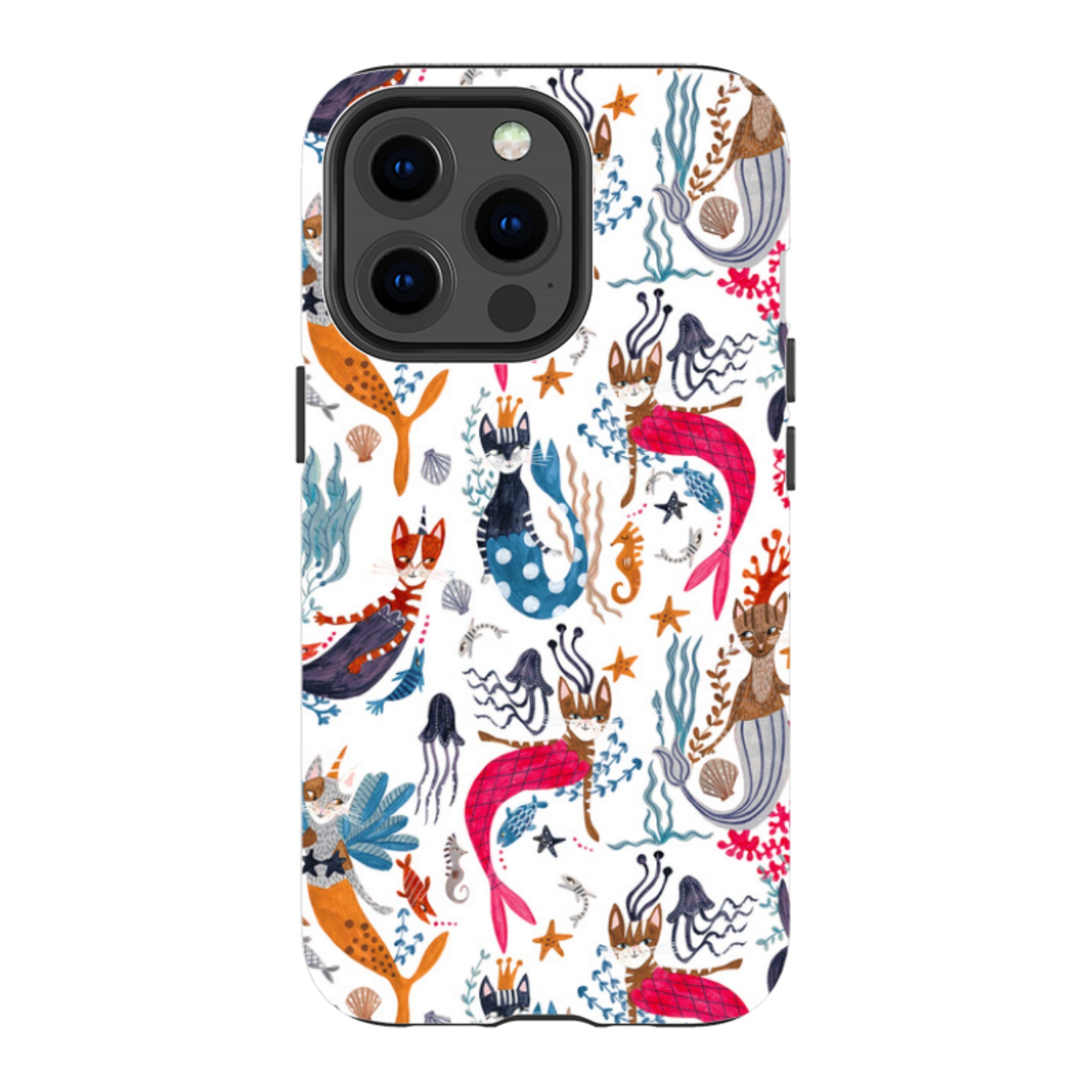 iPhone MagSafe Tough Case -  Cat-Fish By Caroline Bonne Muller