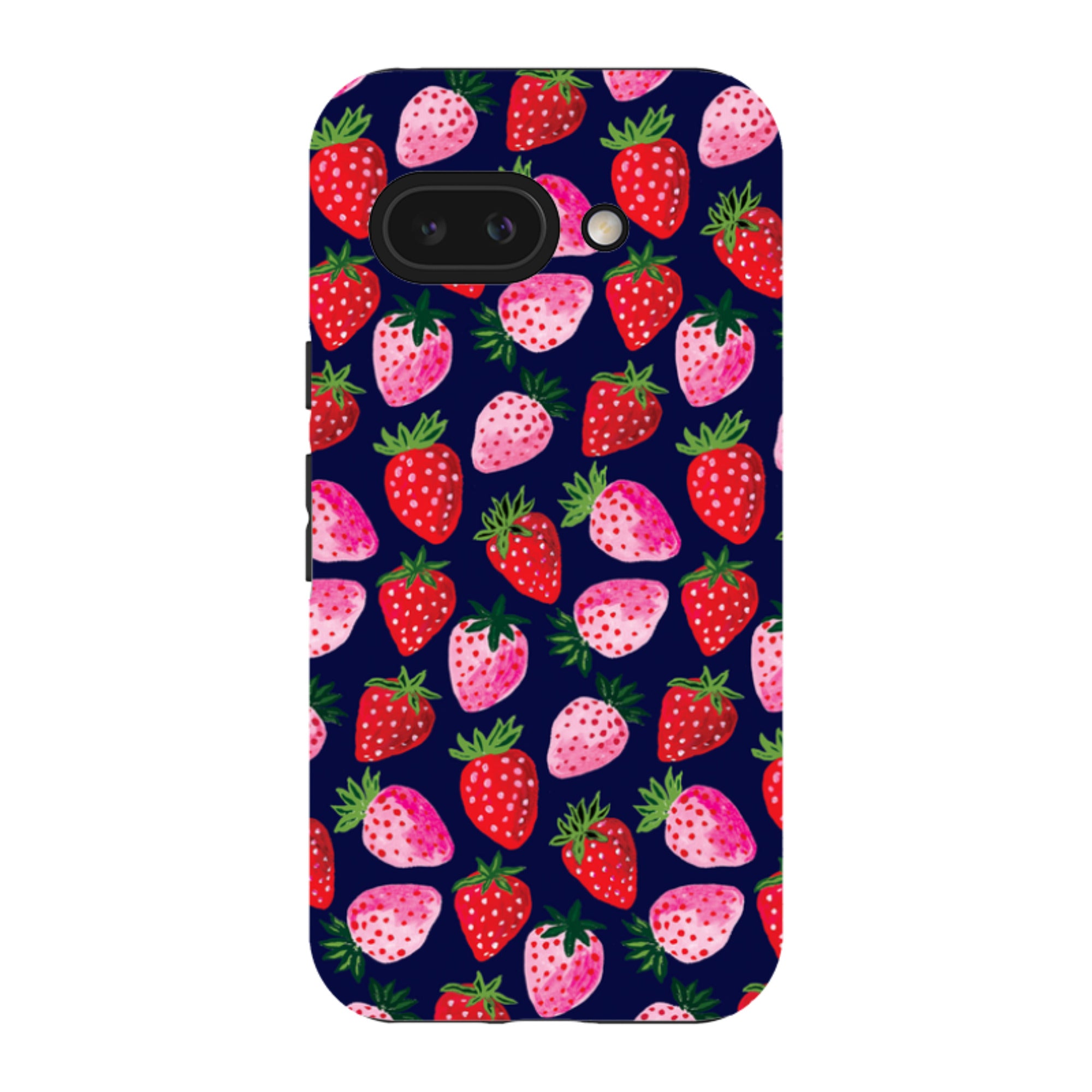 Google Tough Case - Strawberry Scatter Navy By Emma Frances Grant