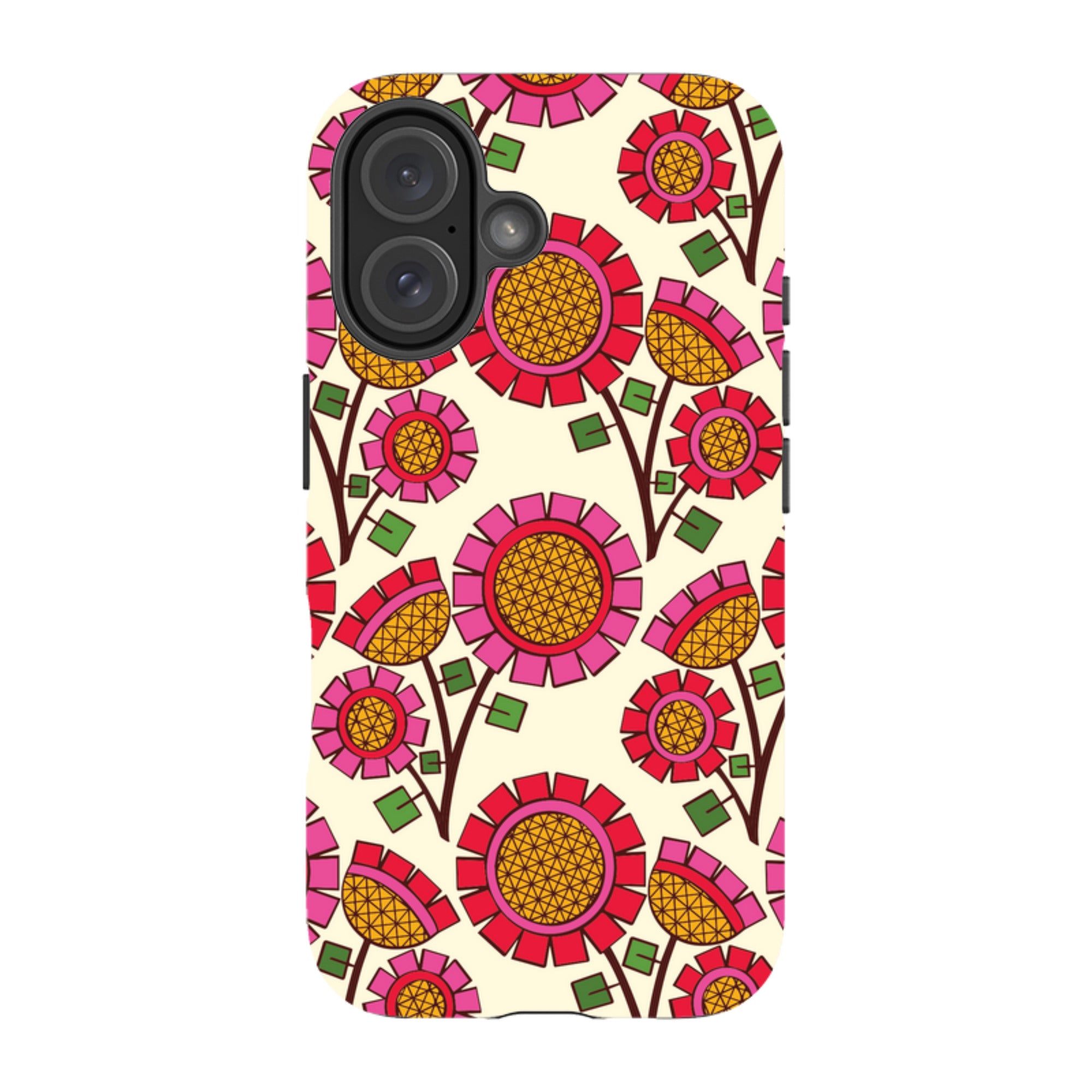 iPhone Tough Case - Pop Flower By Amelia Bowman