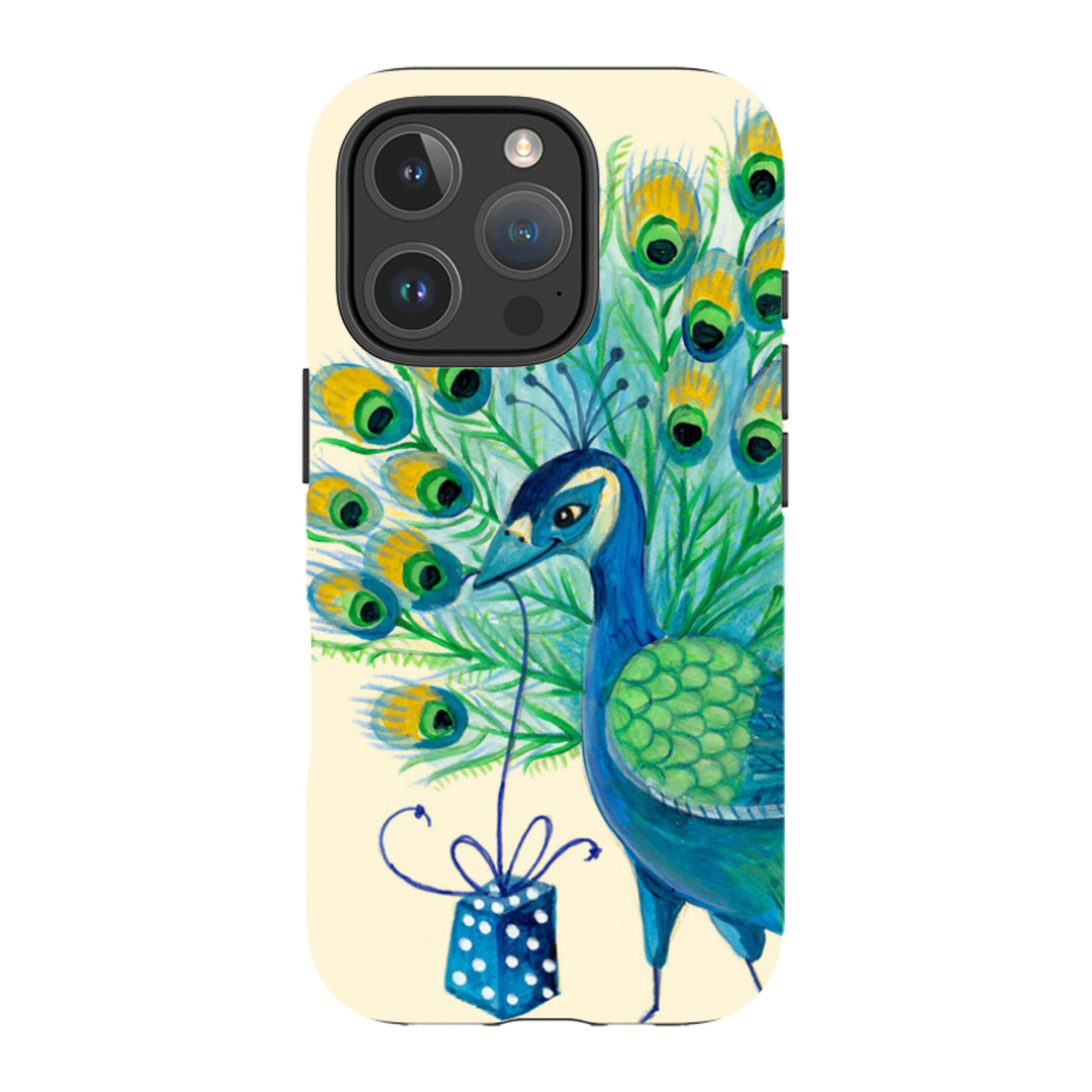 iPhone MagSafe Tough Case -  Peacock Present By Caroline Bonne Muller