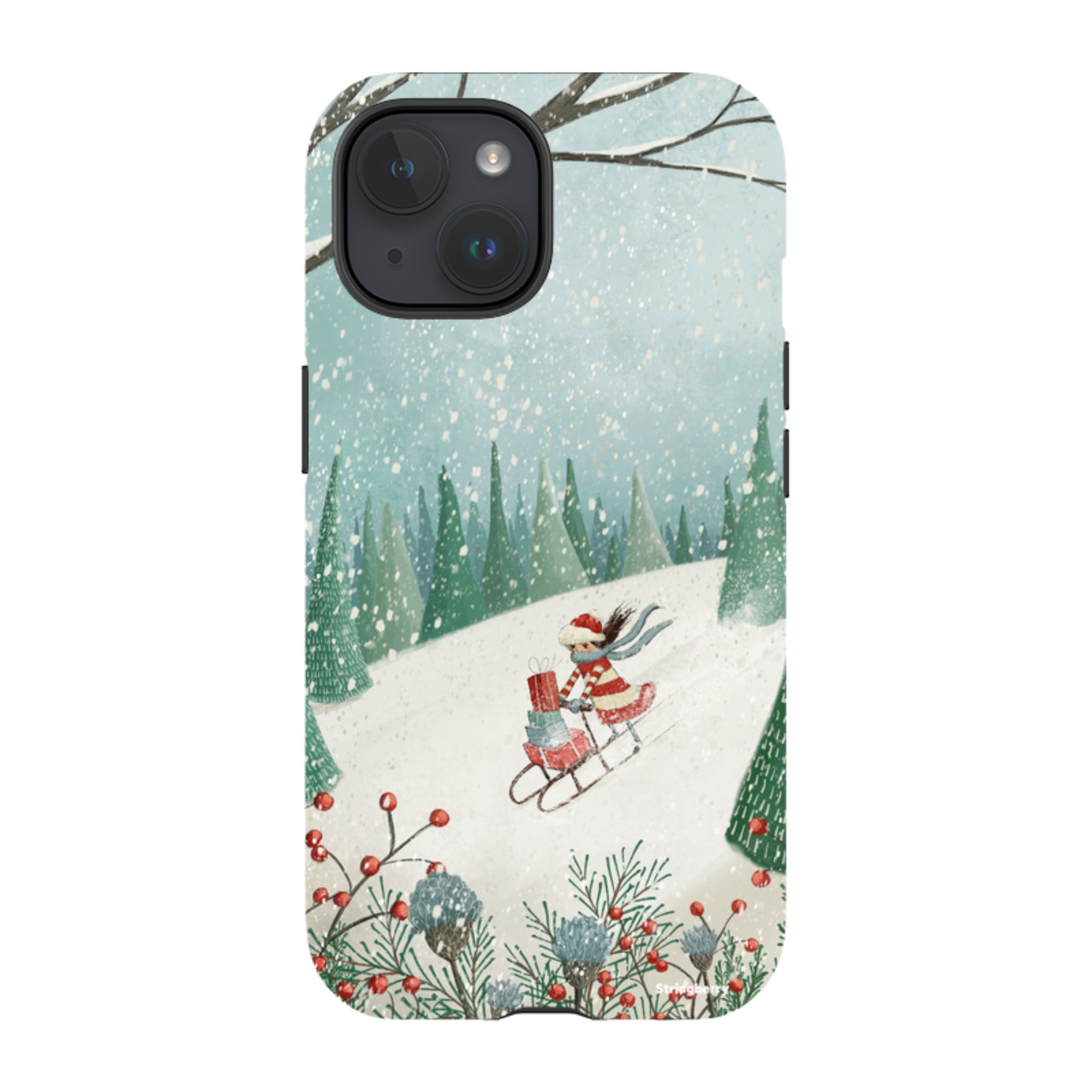 iPhone Tough Case - Sleigh Delivery By Maja Lindberg