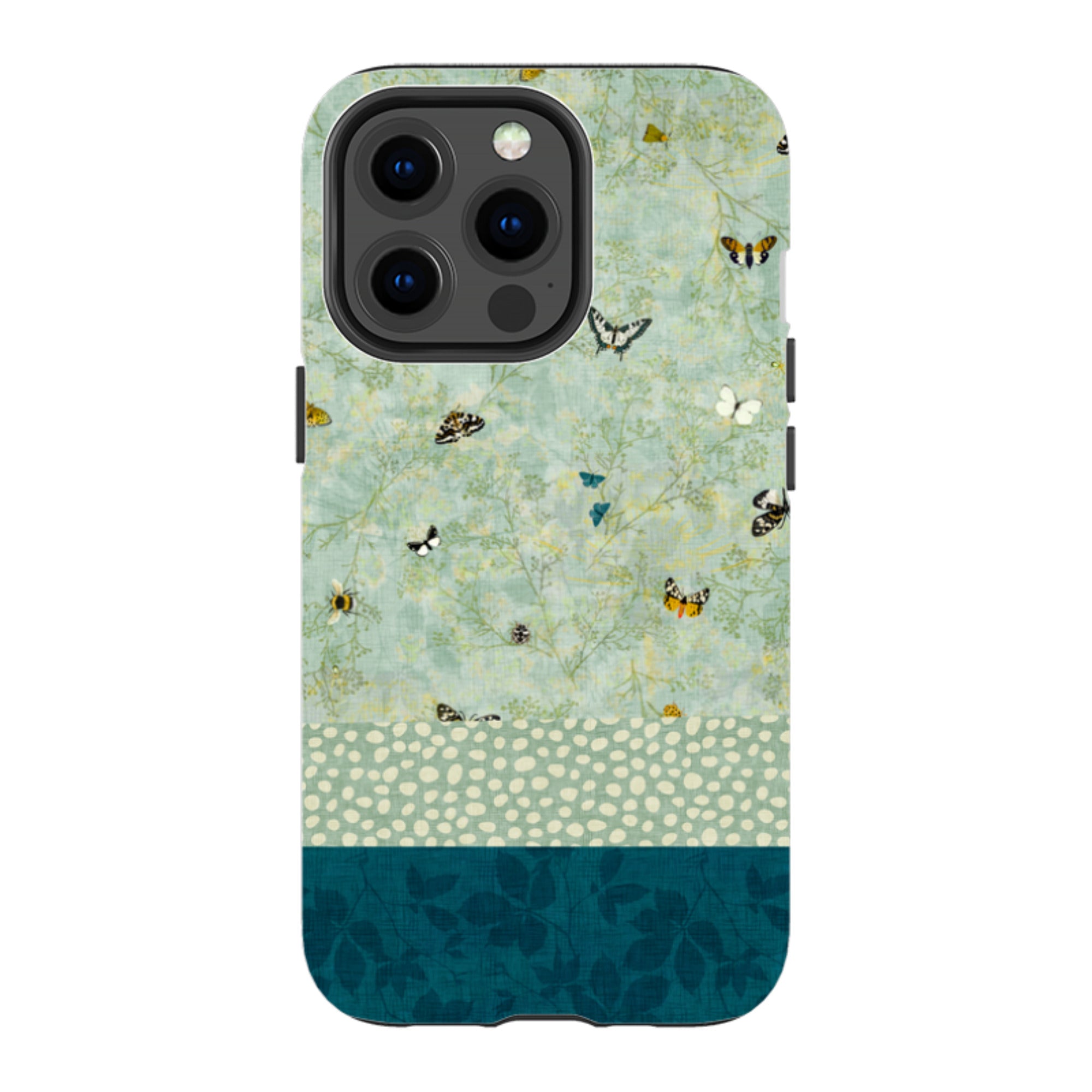 iPhone Tough Case - Chinoiserie Garden Soft Sage 2 By Katherine Quinn