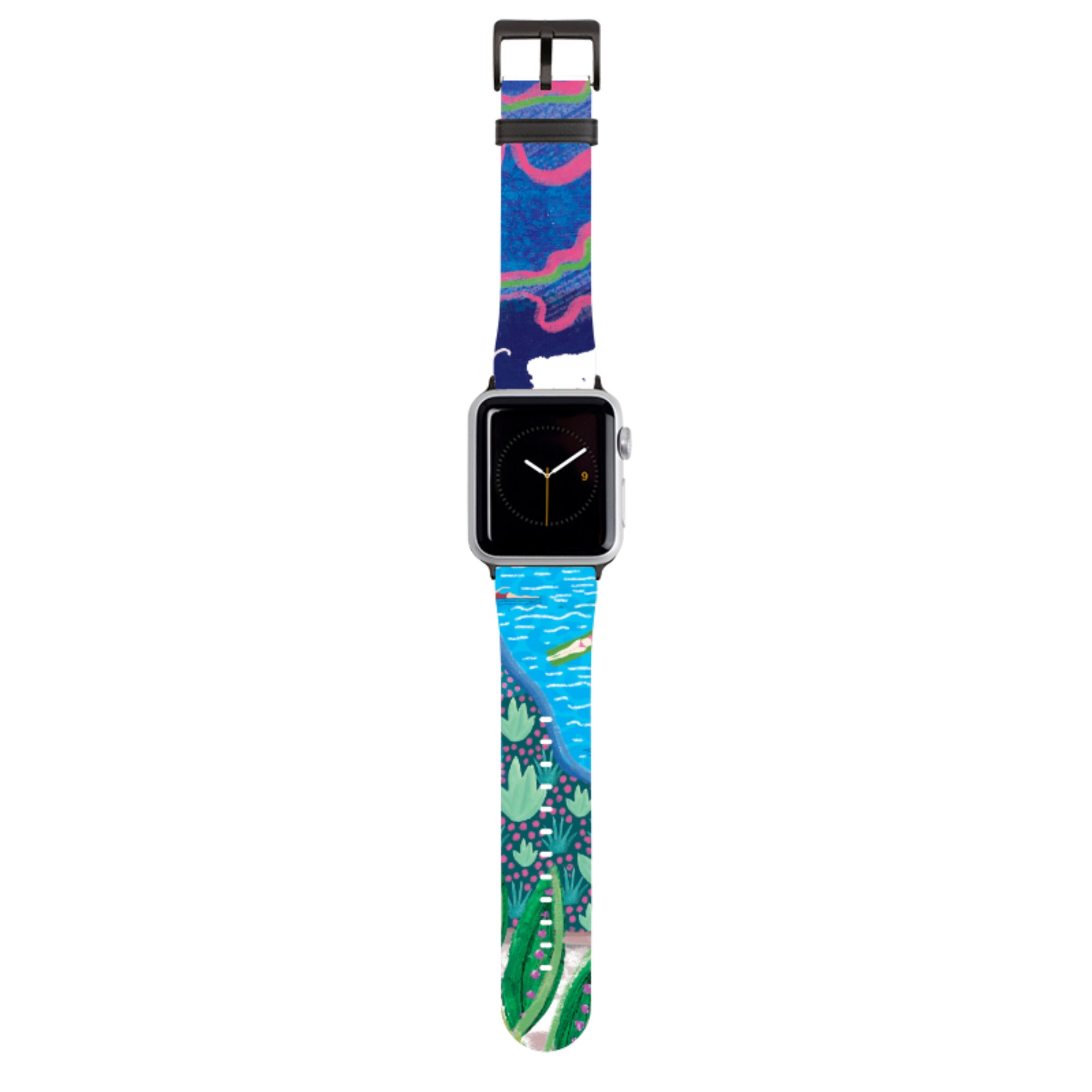 Sapphire Seas Apple Watch Strap By Emma Frances Grant