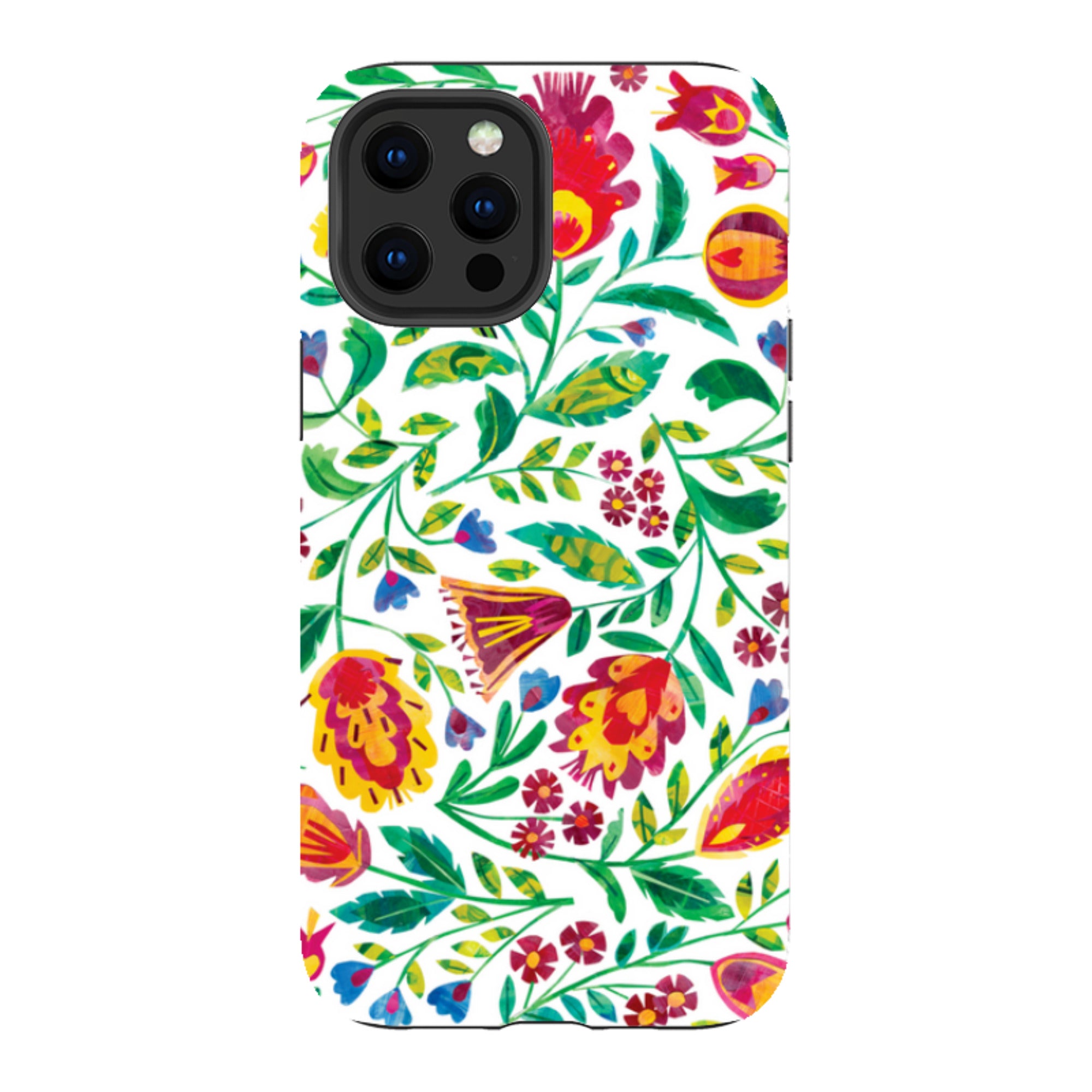 iPhone Tough Case - Folk Pattern By Tracey English