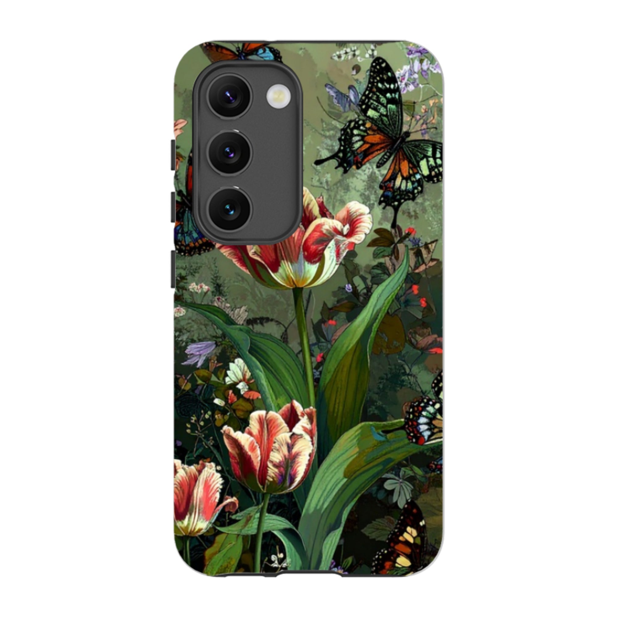 Samsung Tough Case - Green Vyne Butterflies