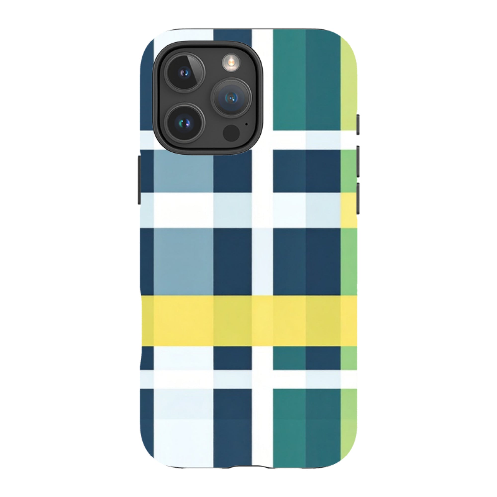 iPhone Tough Case - Forest Gingham