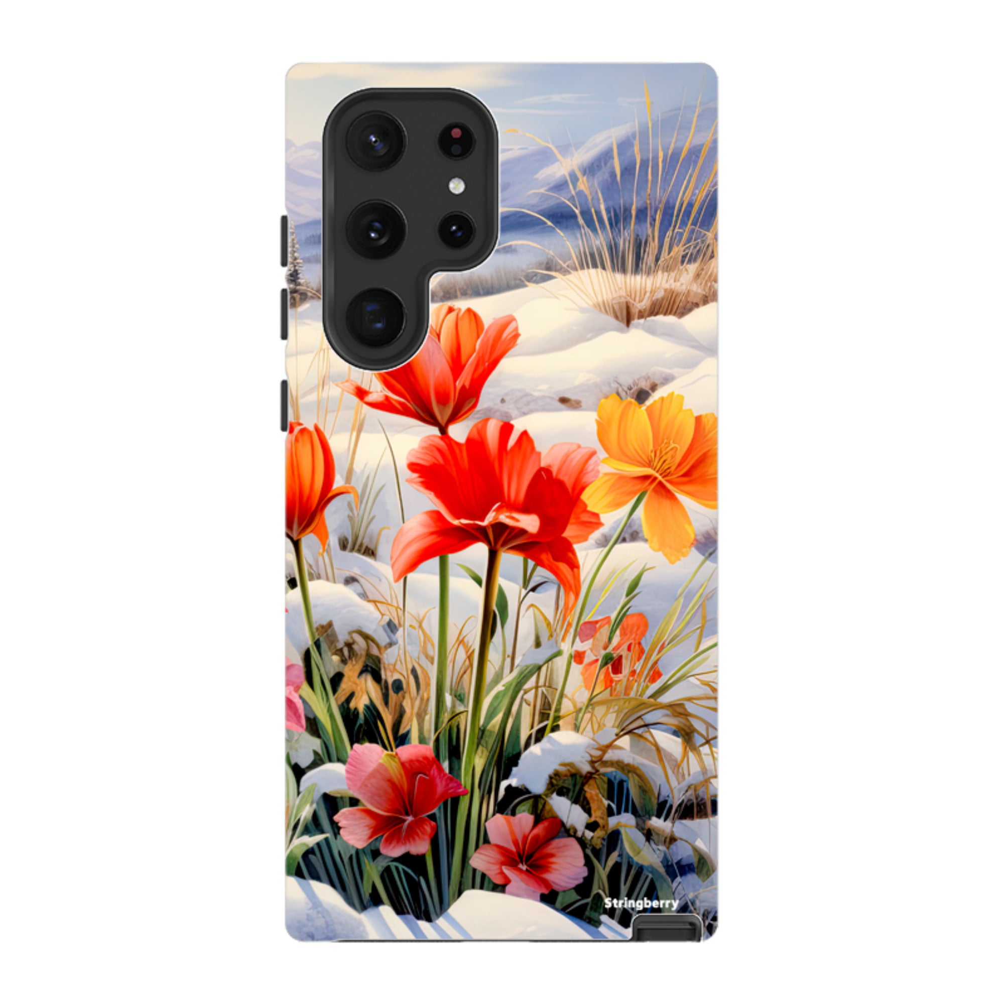 Samsung Tough Case - Winter Wild Flowers III
