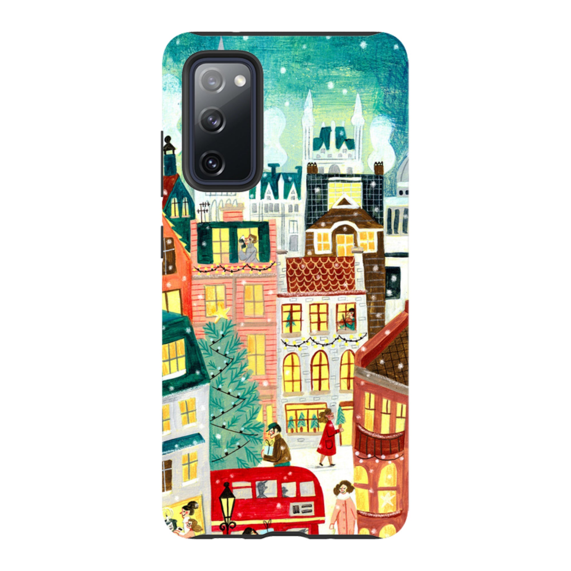 Samsung Tough Case - Xmas In London By Caroline Bonne Muller