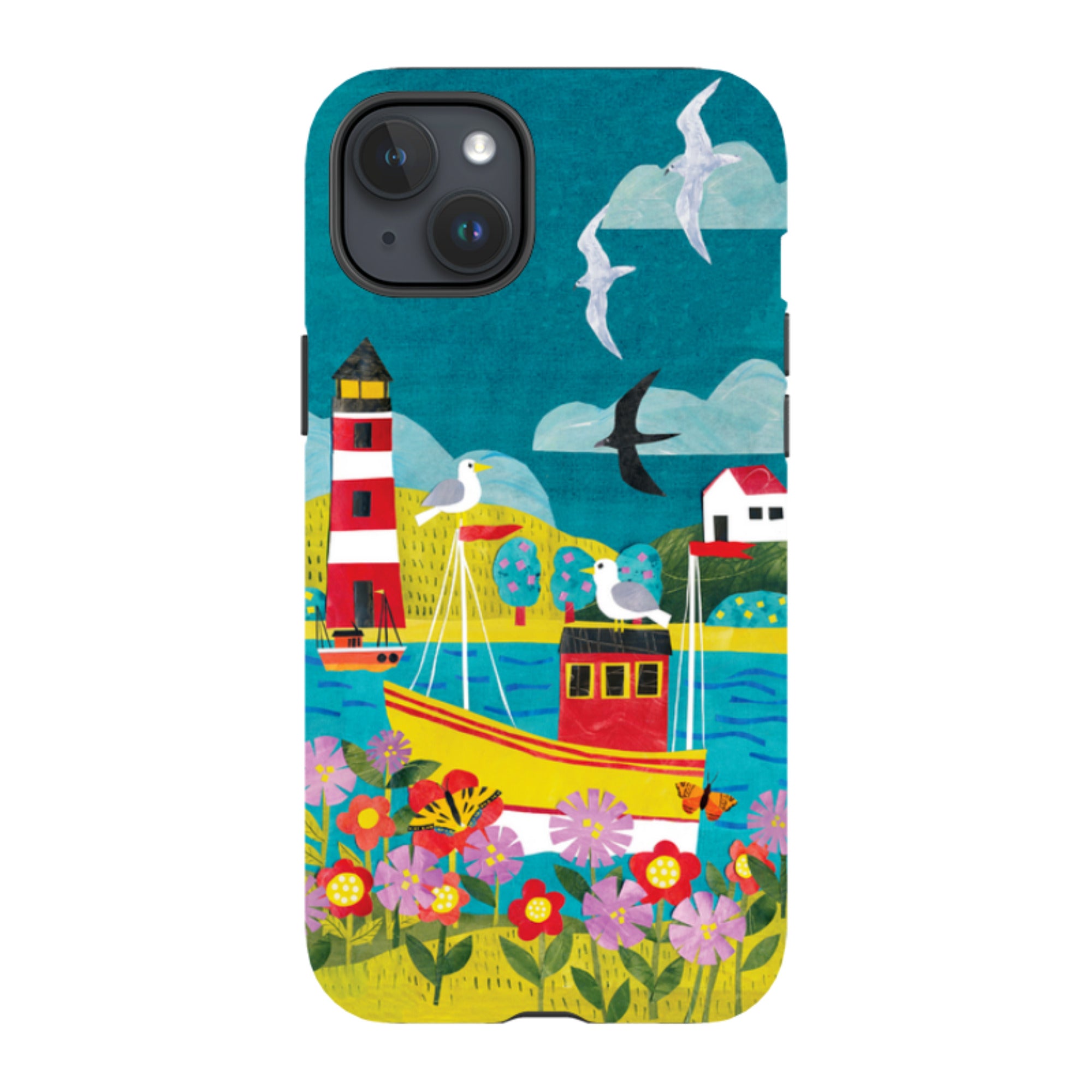 iPhone MagSafe Tough Case - Fishing Boat By Tracey English