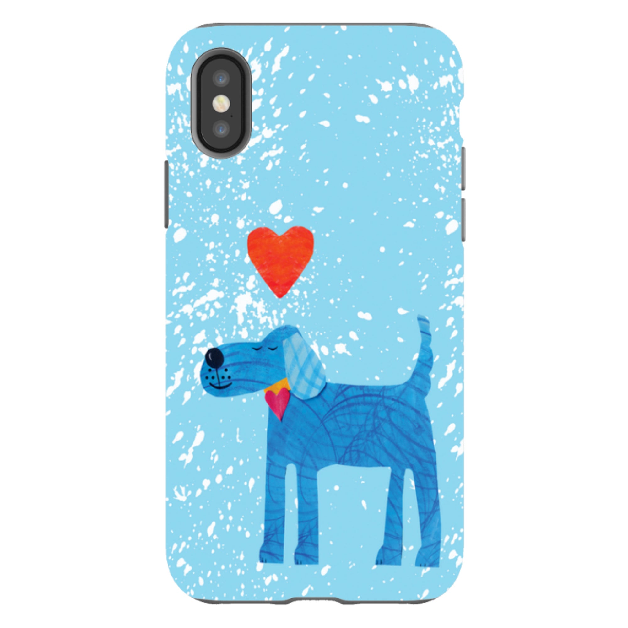 iPhone Tough Case - Blue Dog By Tracey English