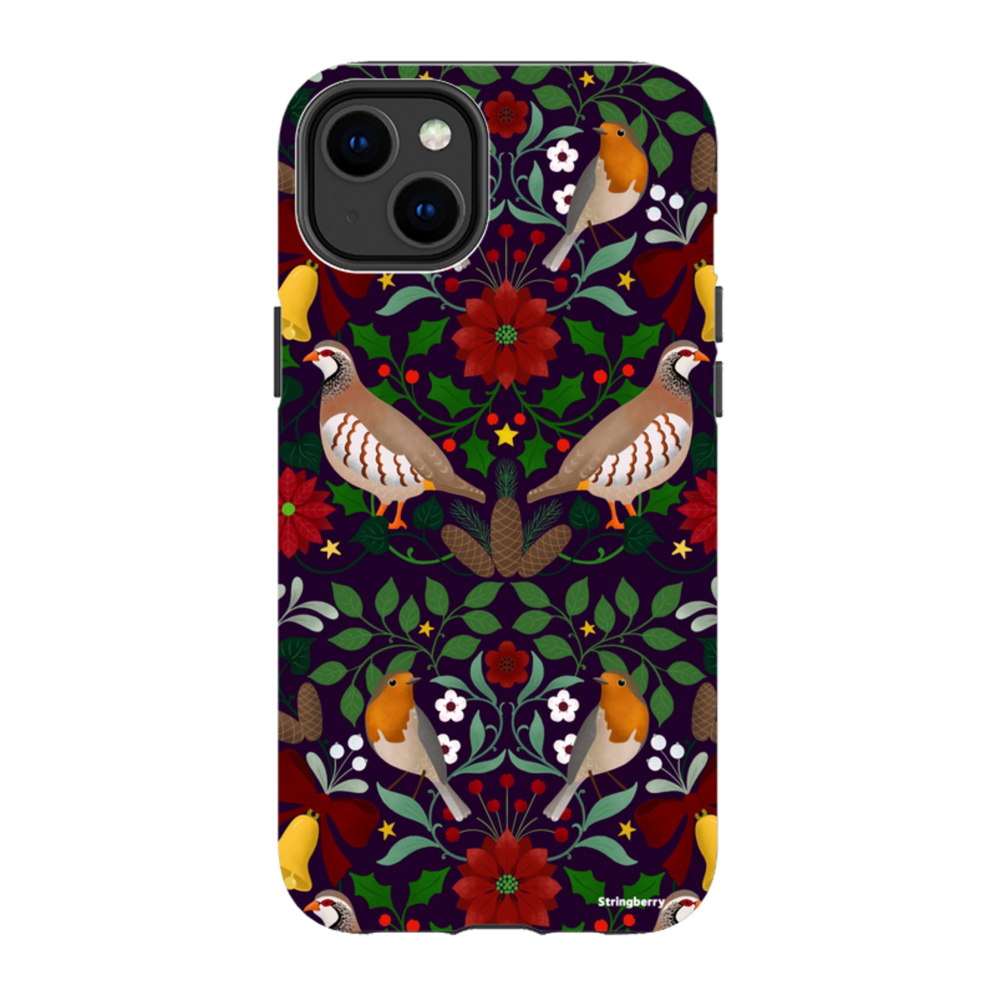 iPhone Tough Case - Xmas Pattern III By Bex Parkin