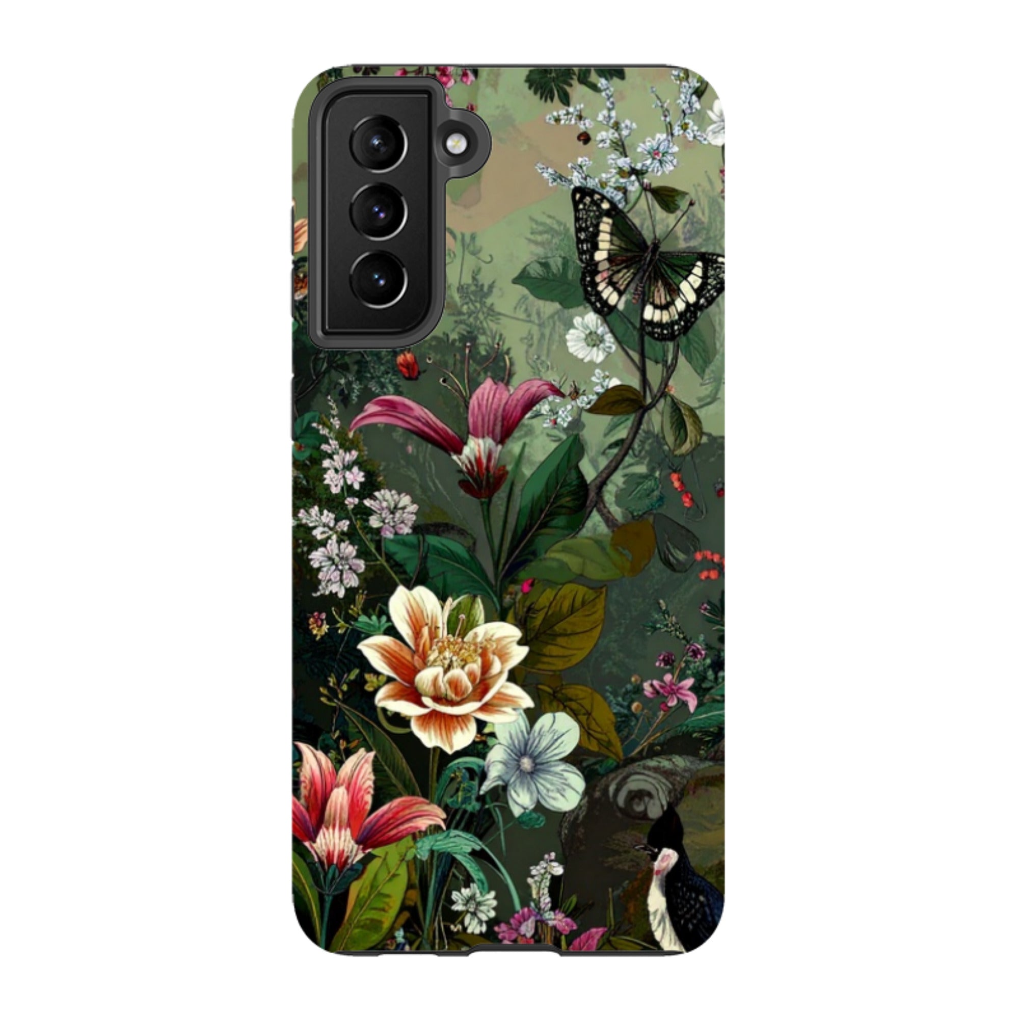 Samsung Tough Case - Green Vyne Butterfly