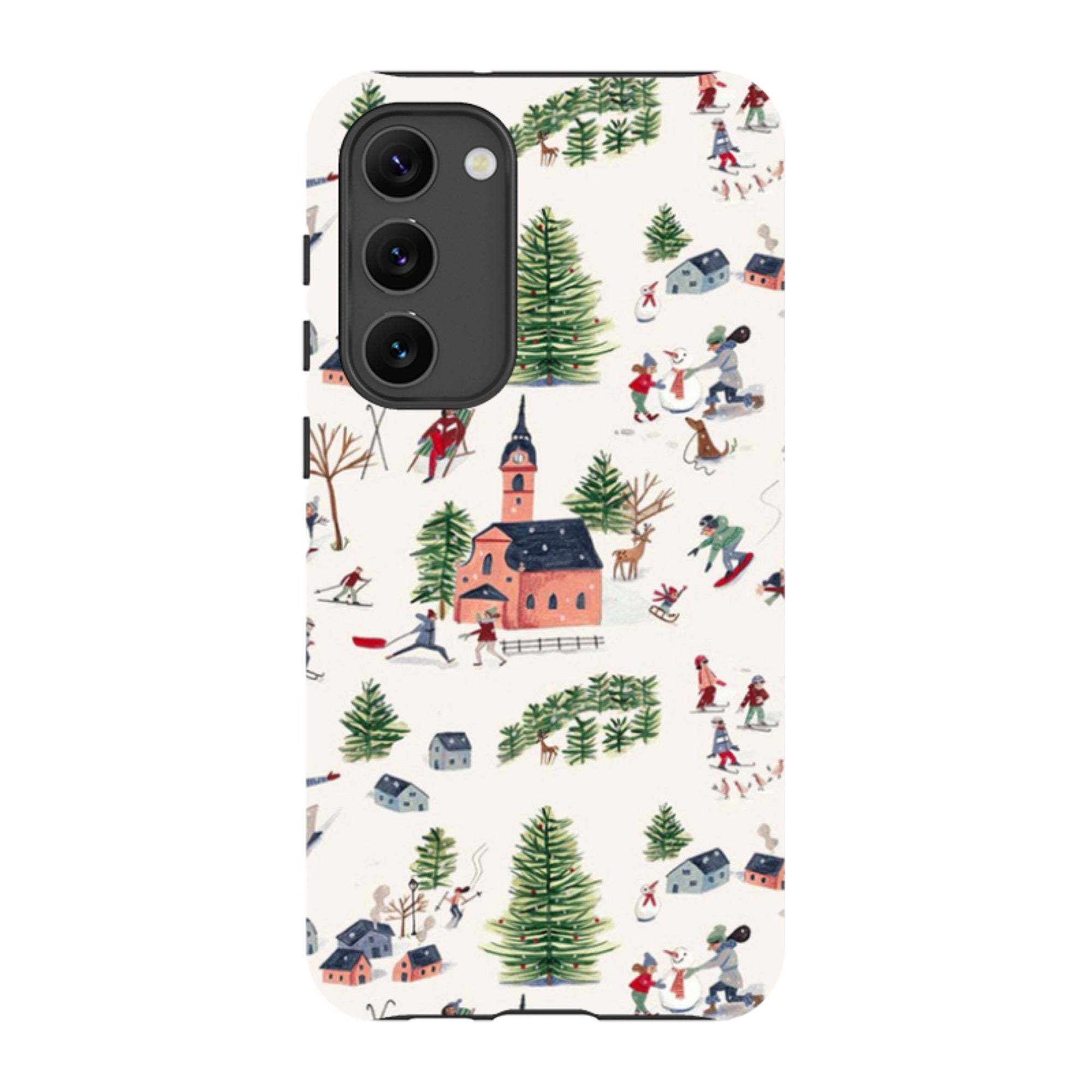 Samsung Tough Case - Skiing By Caroline Bonne Muller