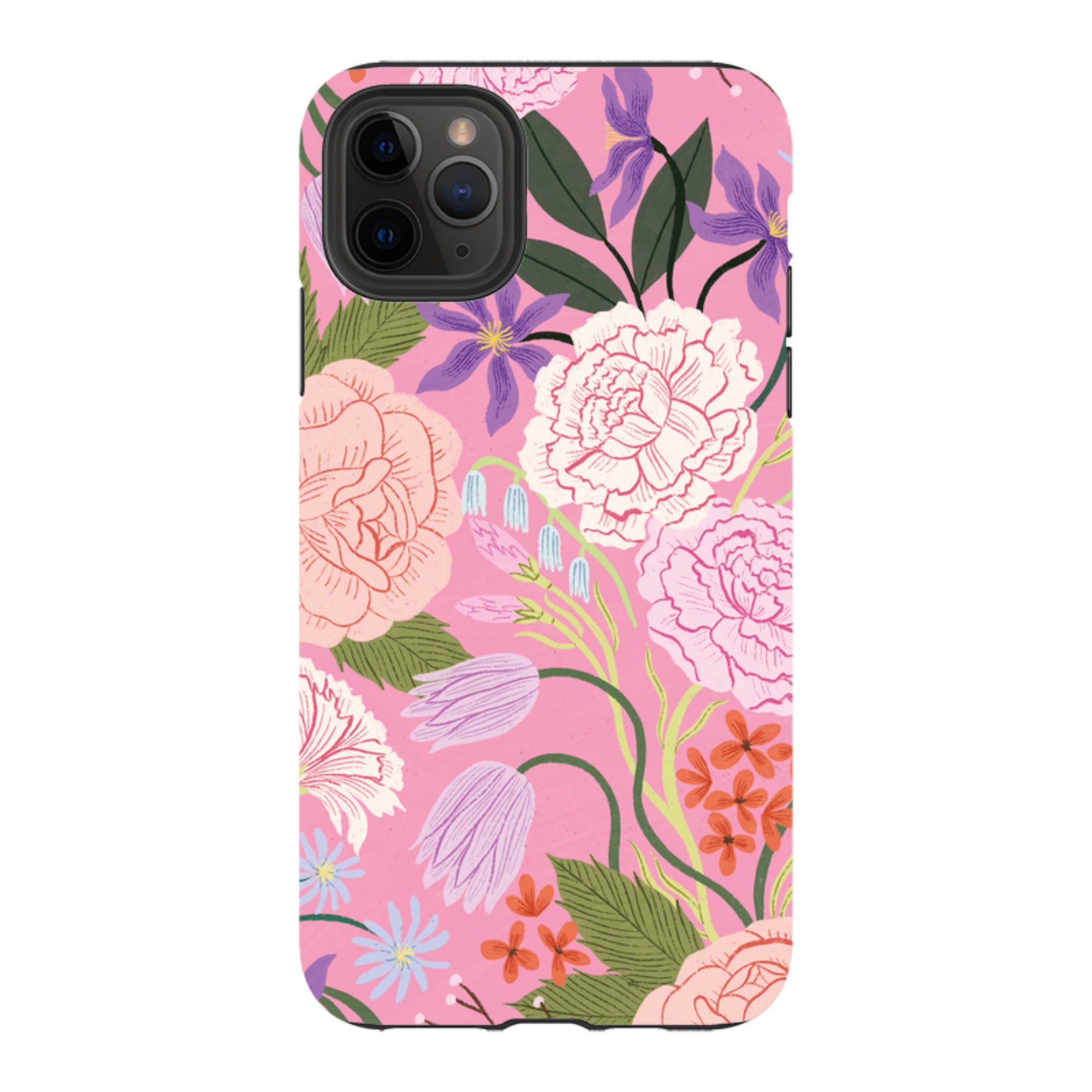iPhone Tough Case - All Over Blooms By Meghann Rader