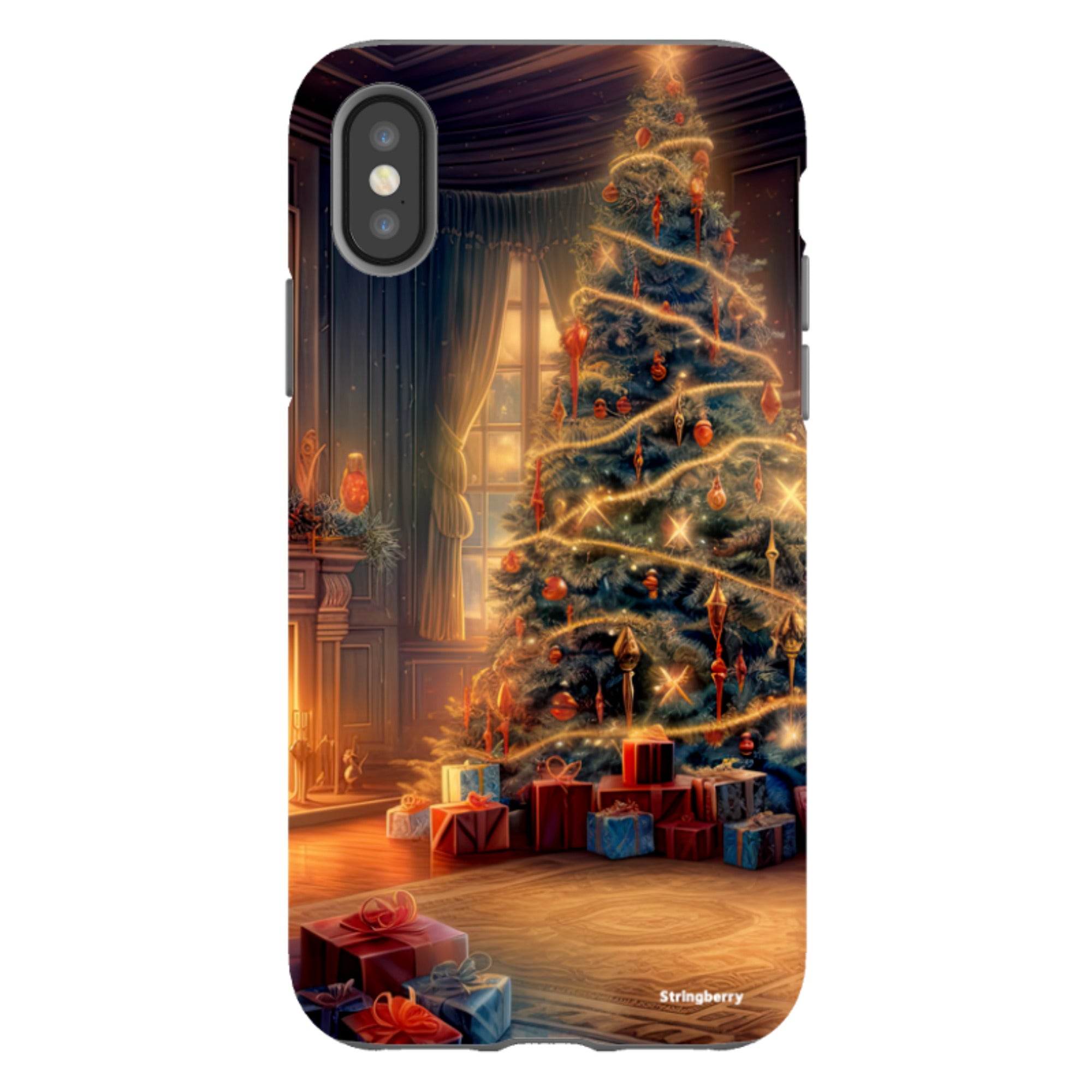 iPhone Tough Case - Holly Jolly Christmas
