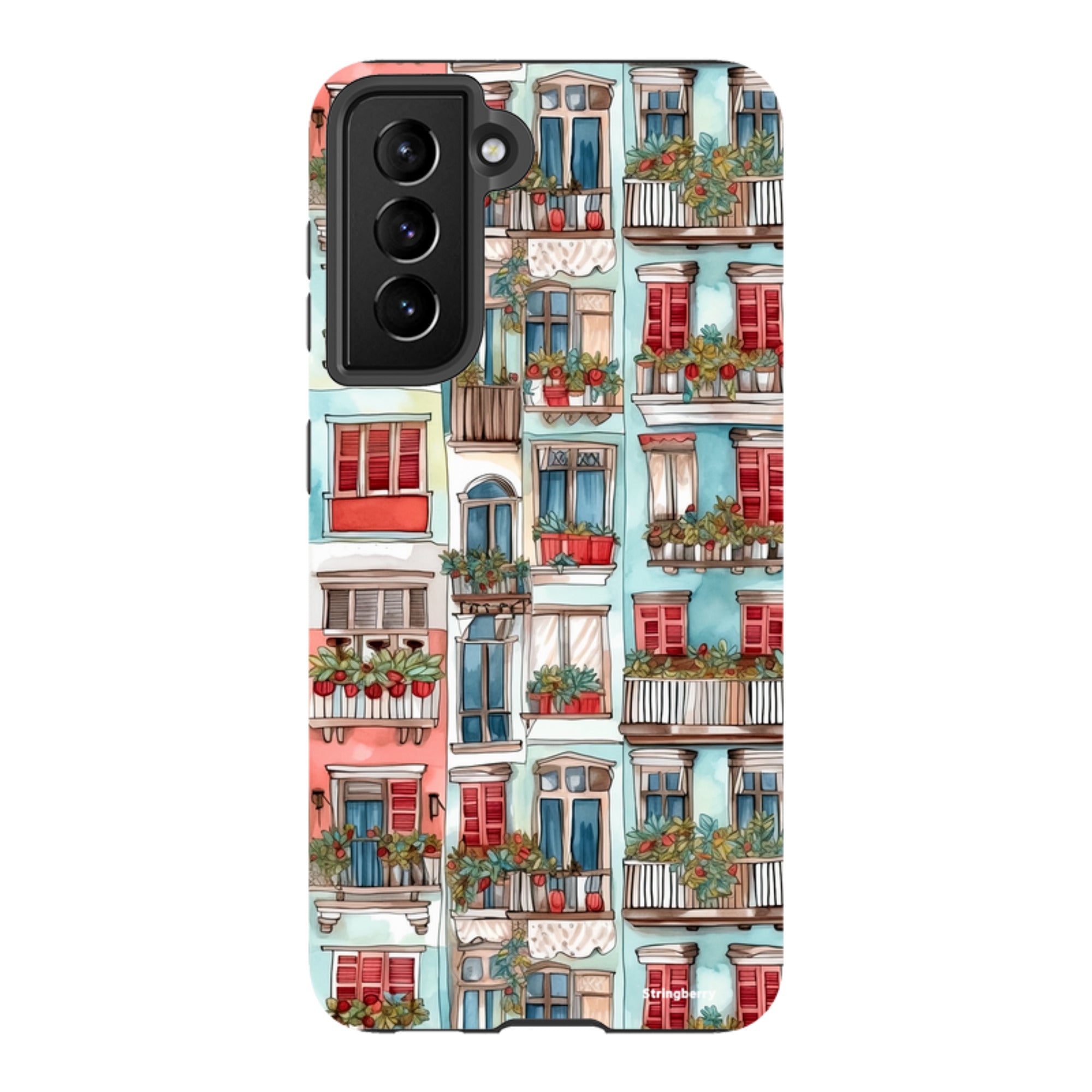 Samsung Tough Case - Floral Balcony