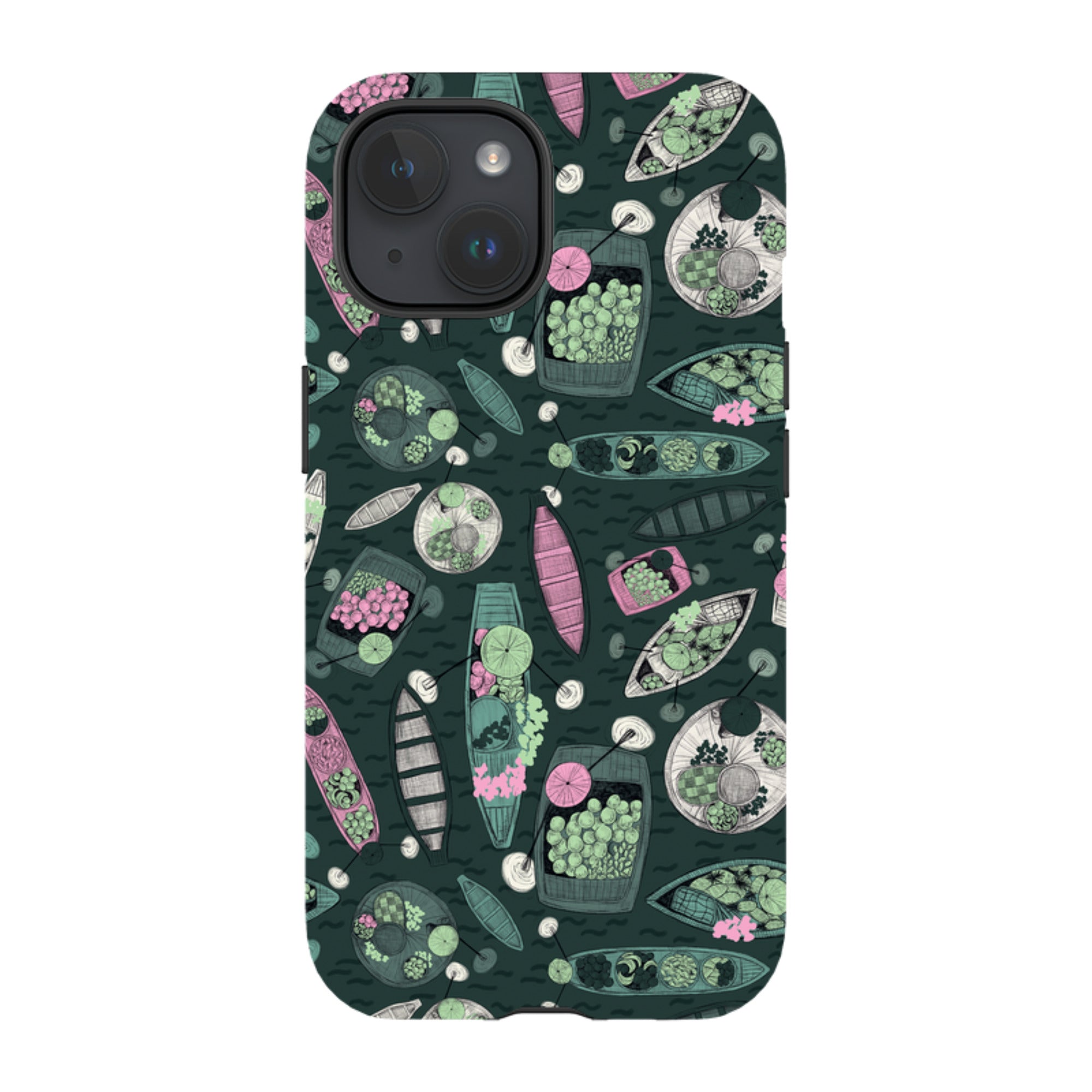 iPhone Tough Case - Floating Markets A By Jade Mosinski