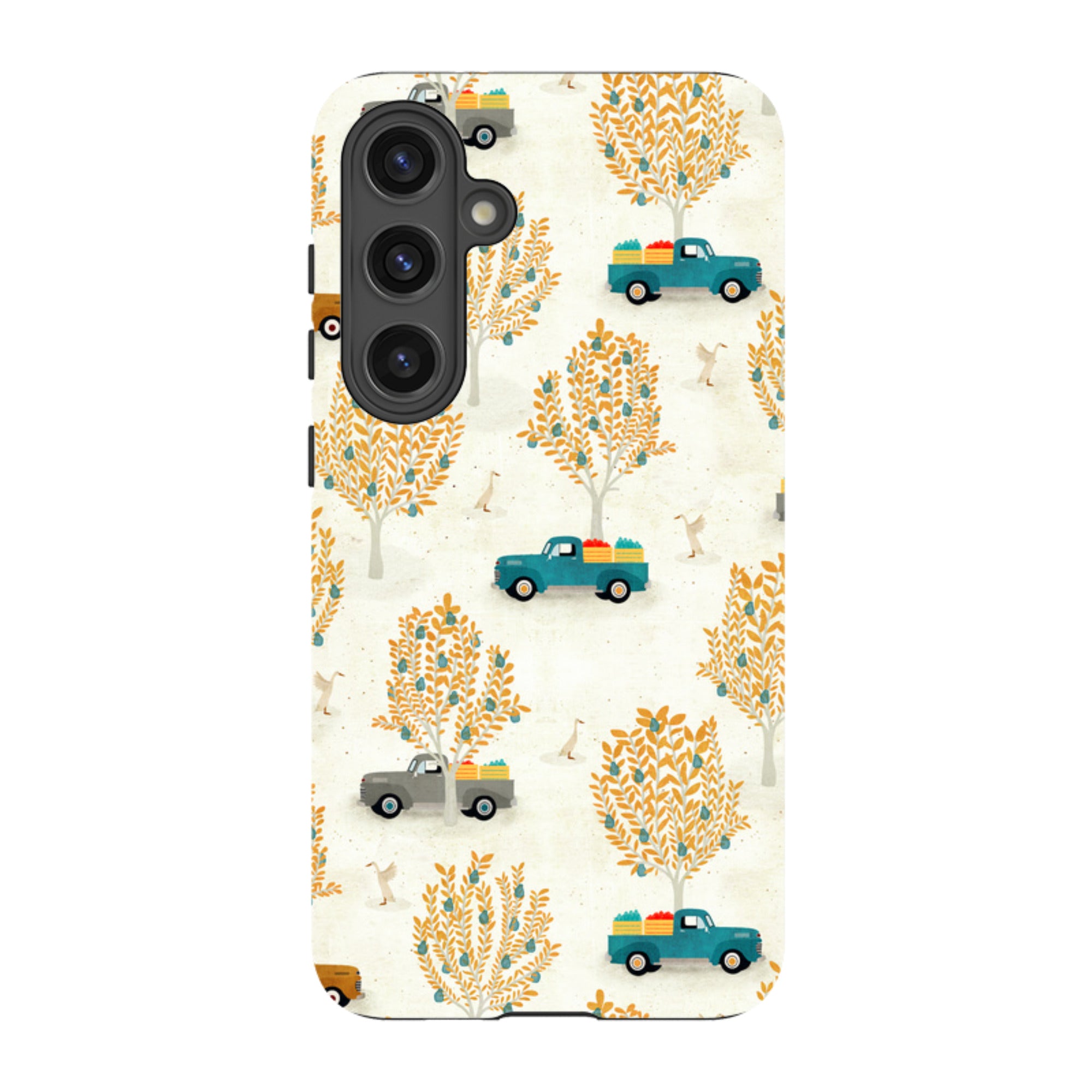 Samsung Tough Case - Pear Trees and Trucks By Katherine Quinn